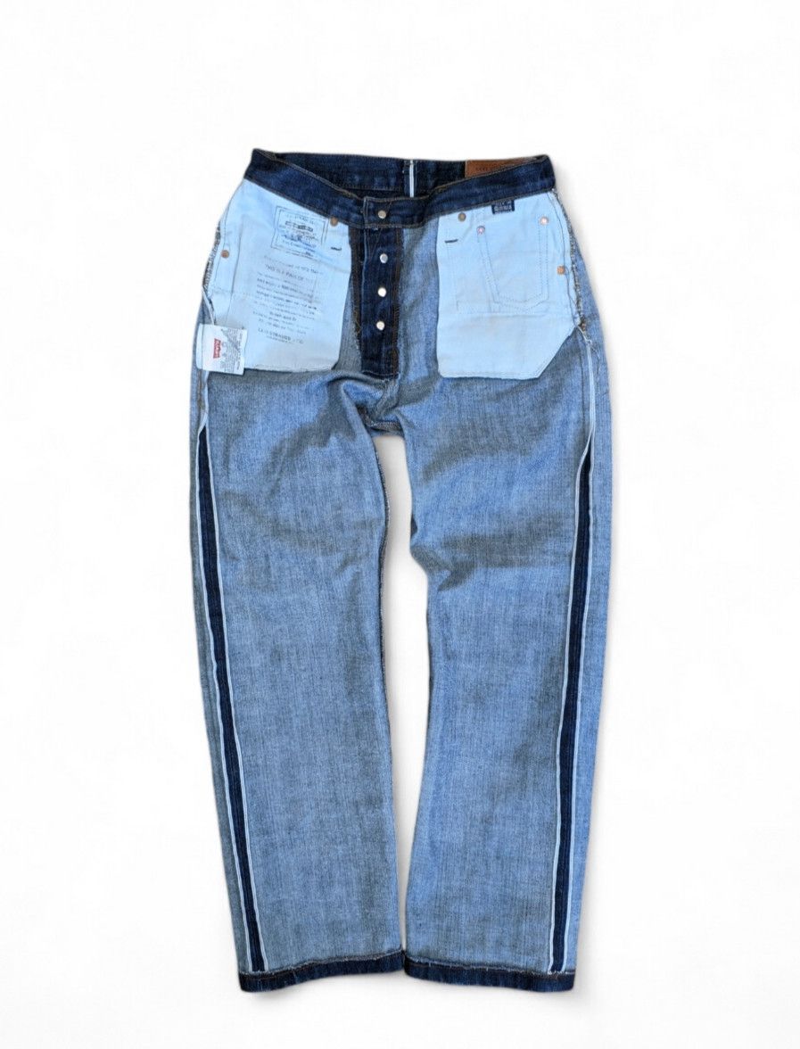 Levi's VTG 90 LEVI'S 501XX Big E Selvedge Denim Jeans Logo Pocket Size US 30 / EU 46 - 8 Thumbnail