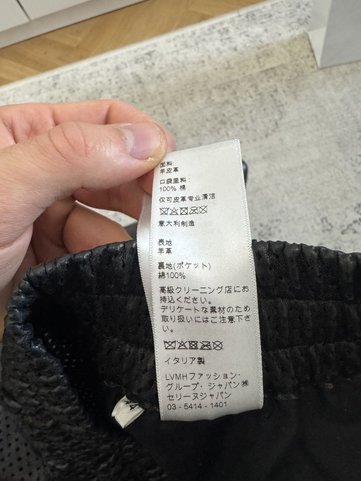 Celine Celine Paris Lambskin Leather Logo Designer Shorts Luxury Size US 30 / EU 46 - 12 Thumbnail