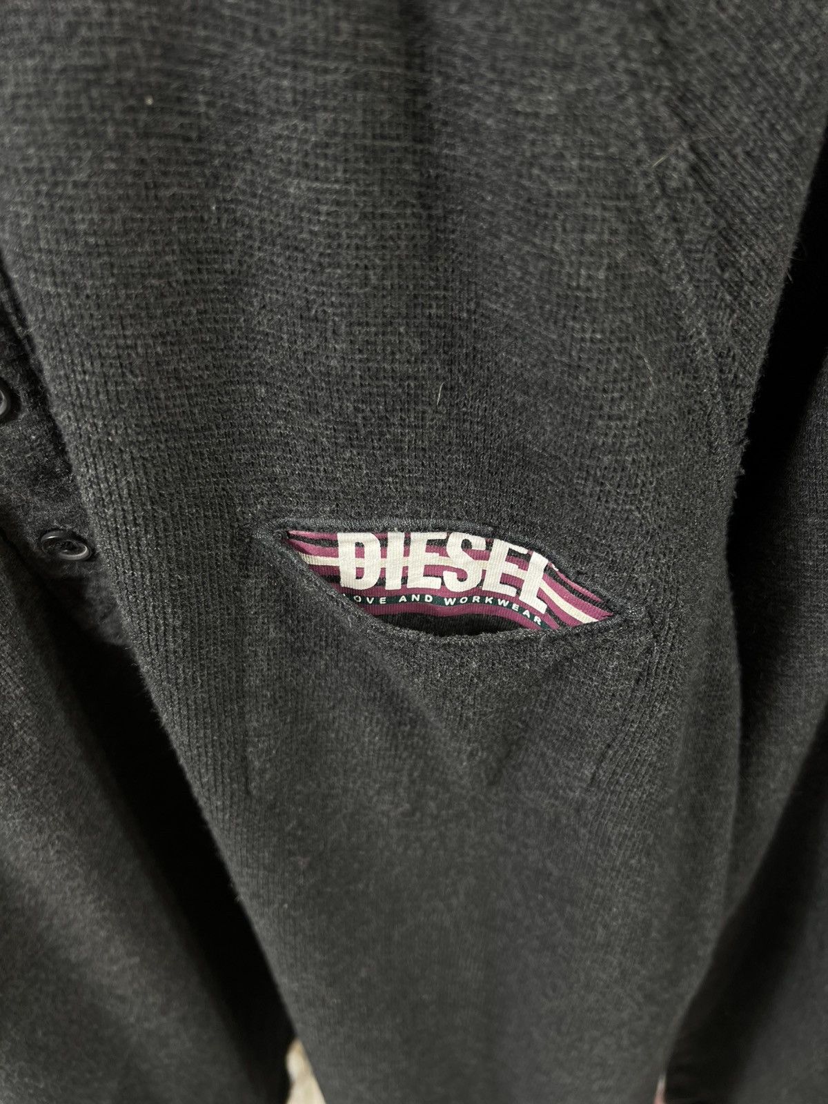 Diesel Vintage Diesel "Love and Workwear" Y2k Sweater Size US M / EU 48-50 / 2 - 6 Thumbnail