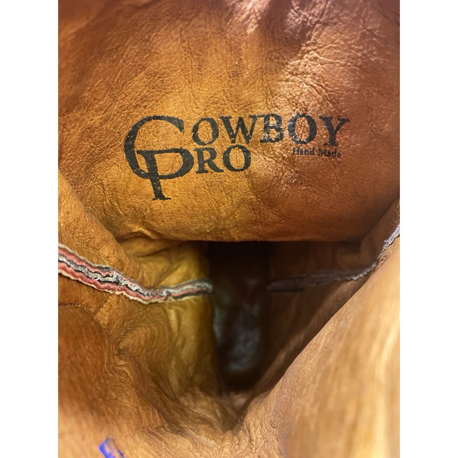 Vintage COWBOY PRO WOMENS BOOTS Western Women Sz 10 Red Leather Pointed Toe Cowgirl Y2K Girl Cowboy Pro Brand Shoes Size US 10 / IT 40 - 2 Thumbnail