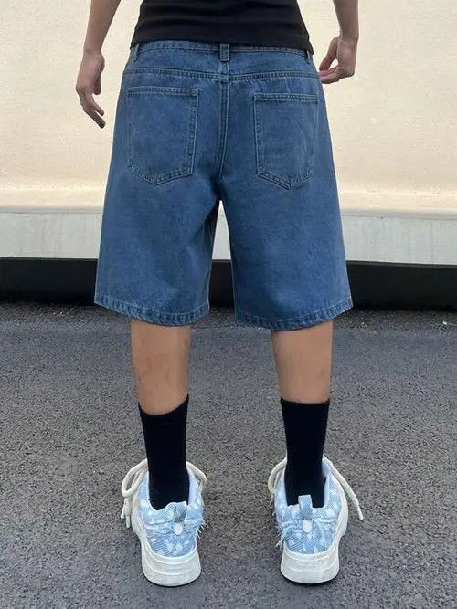 Japanese Brand Nozomi x Jingu Graphic Y2k Shorts Jorts Denim Size US 32 / EU 48 - 4 Thumbnail