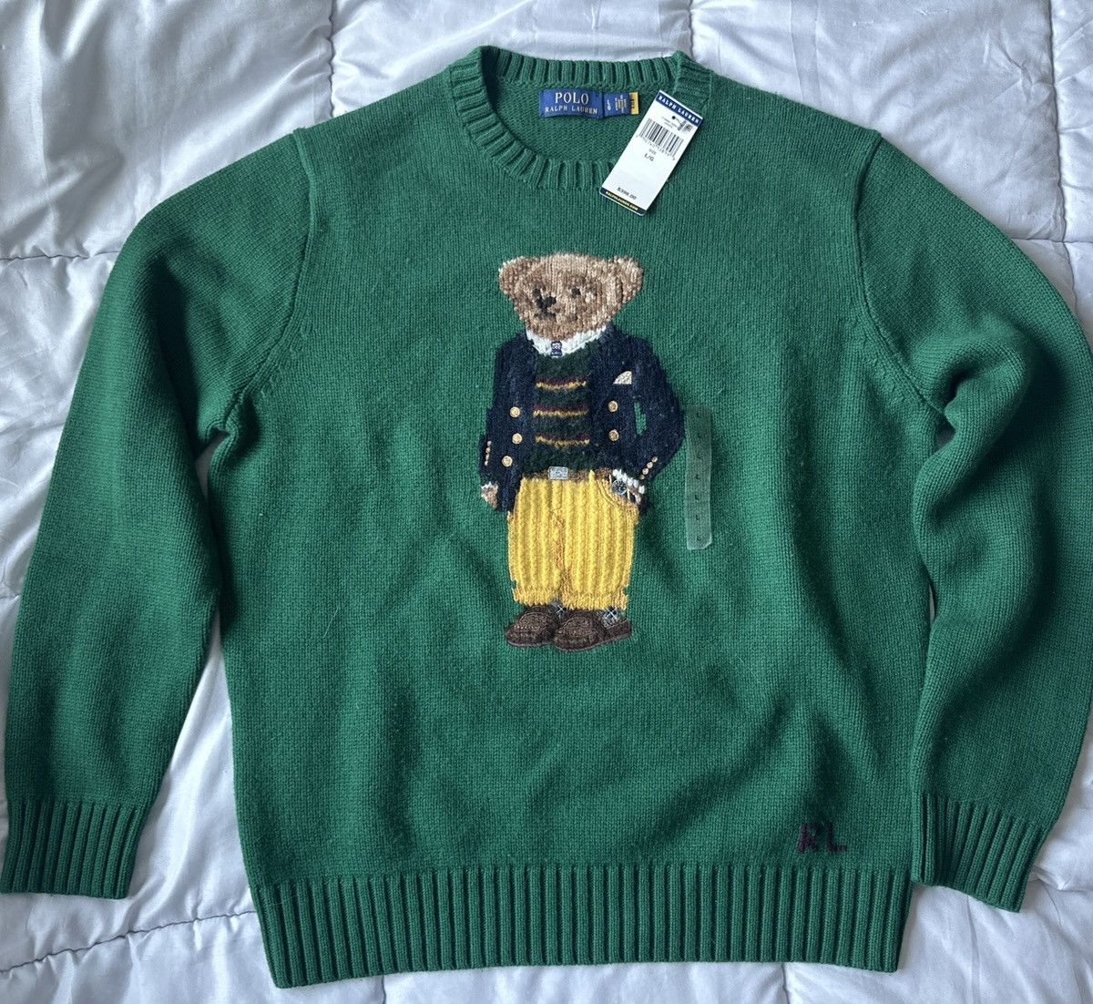 Polo Ralph Lauren Ralph Lauren Polo Bear Sweater Size US L / EU 52-54 / 3 - 1 Thumbnail