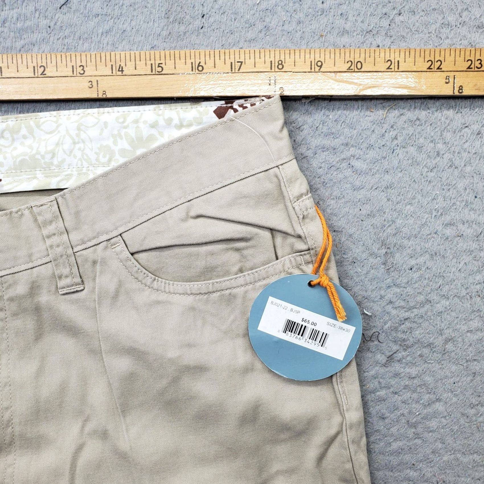Berle Berle Chino Pants Mens 38x30 Brown 5-Pocket Outdoor Straight Leg Belt Loop Vintage? No Size US 38 / EU 54 - 6 Thumbnail