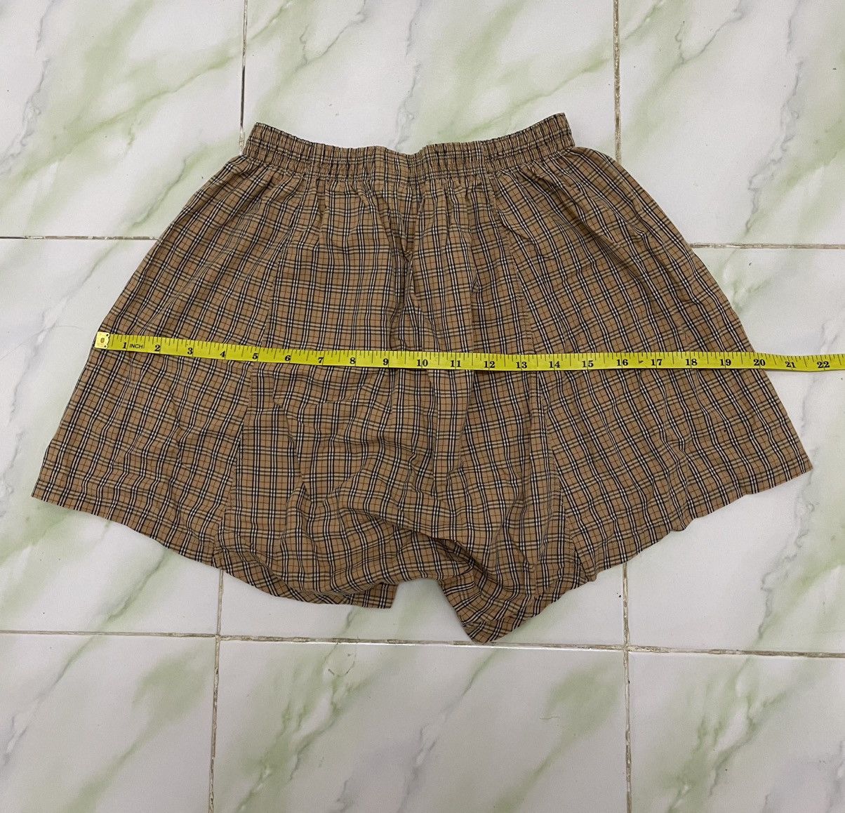 Burberry Burberry Nova Check Boxer Underwear Pant Size 28 - 16 Thumbnail