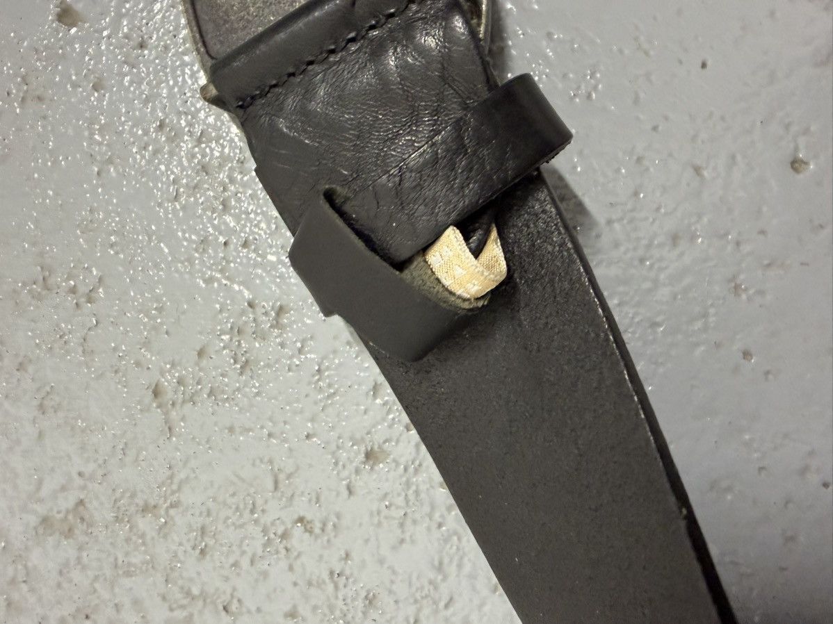John Galliano Vintage 00s John Galliano Leather Buckle Logo Belt Size ONE SIZE - 10 Thumbnail