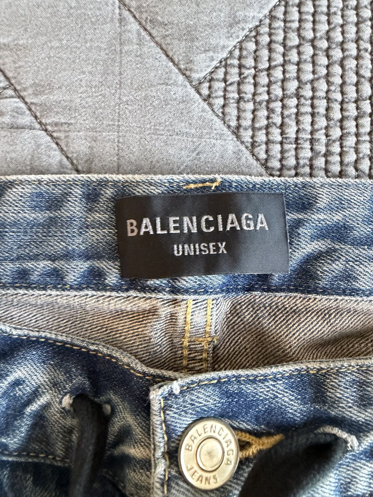 Balenciaga Balenciaga Drawstring Jeans Size US 34 / EU 50 - 3 Thumbnail