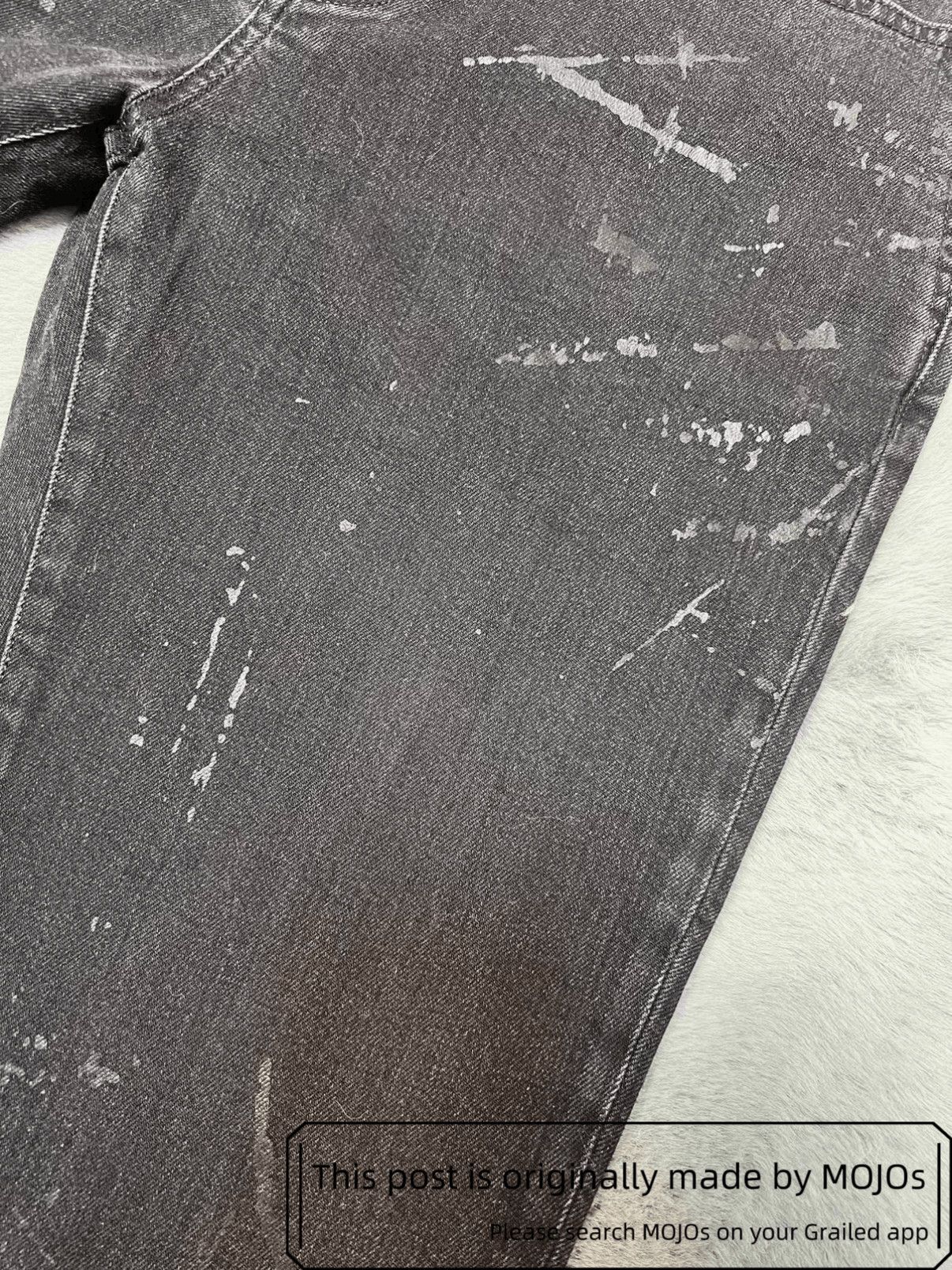 Saint Laurent Paris Sz 32 Saint Laurent Paris 17AW Wax Splash Denim mojos2302 Size US 32 / EU 48 - 4 Thumbnail
