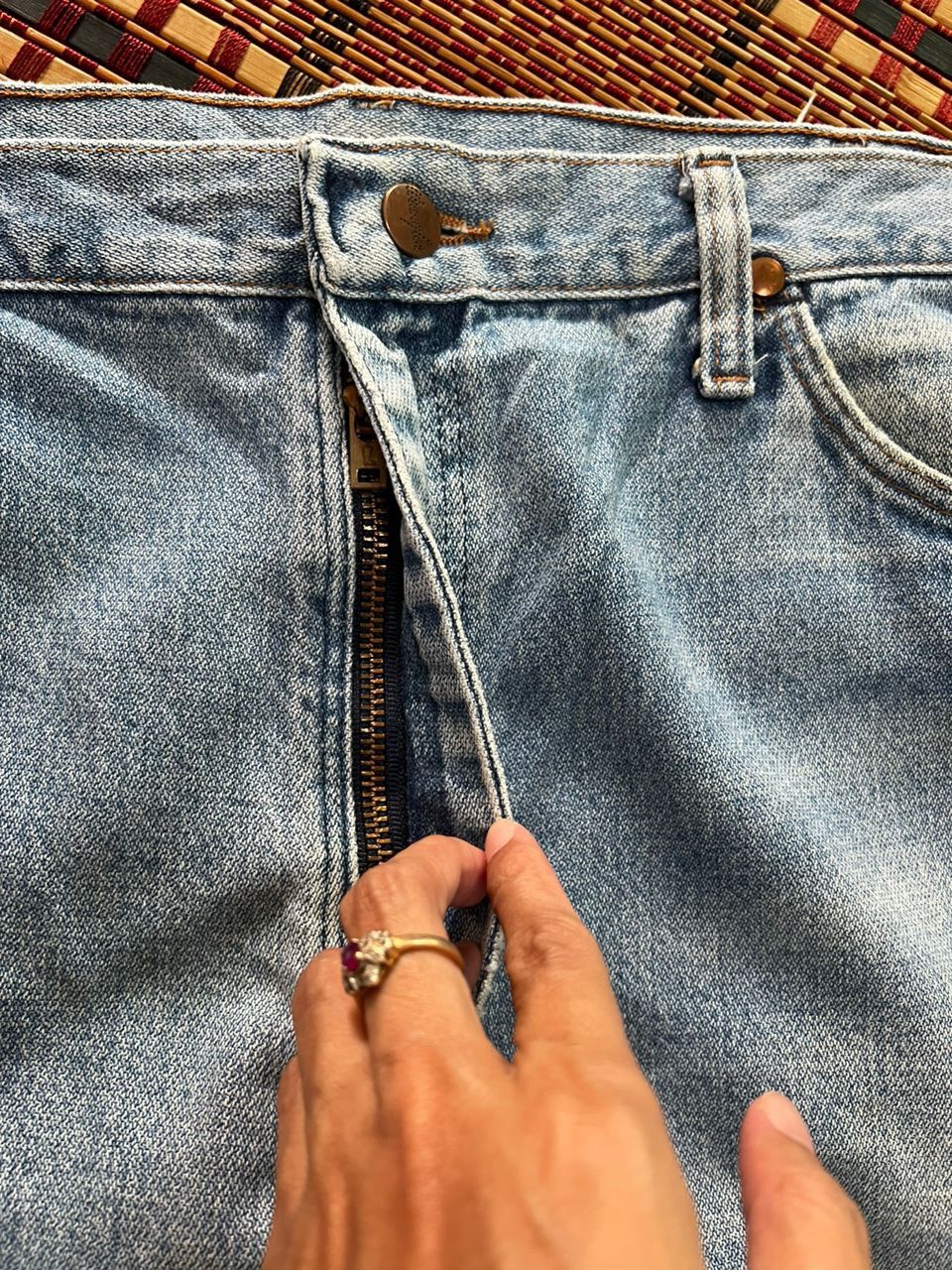 Wrangler Vintage 70’s Wrangler Blue Bell Size US 35 - 4 Thumbnail