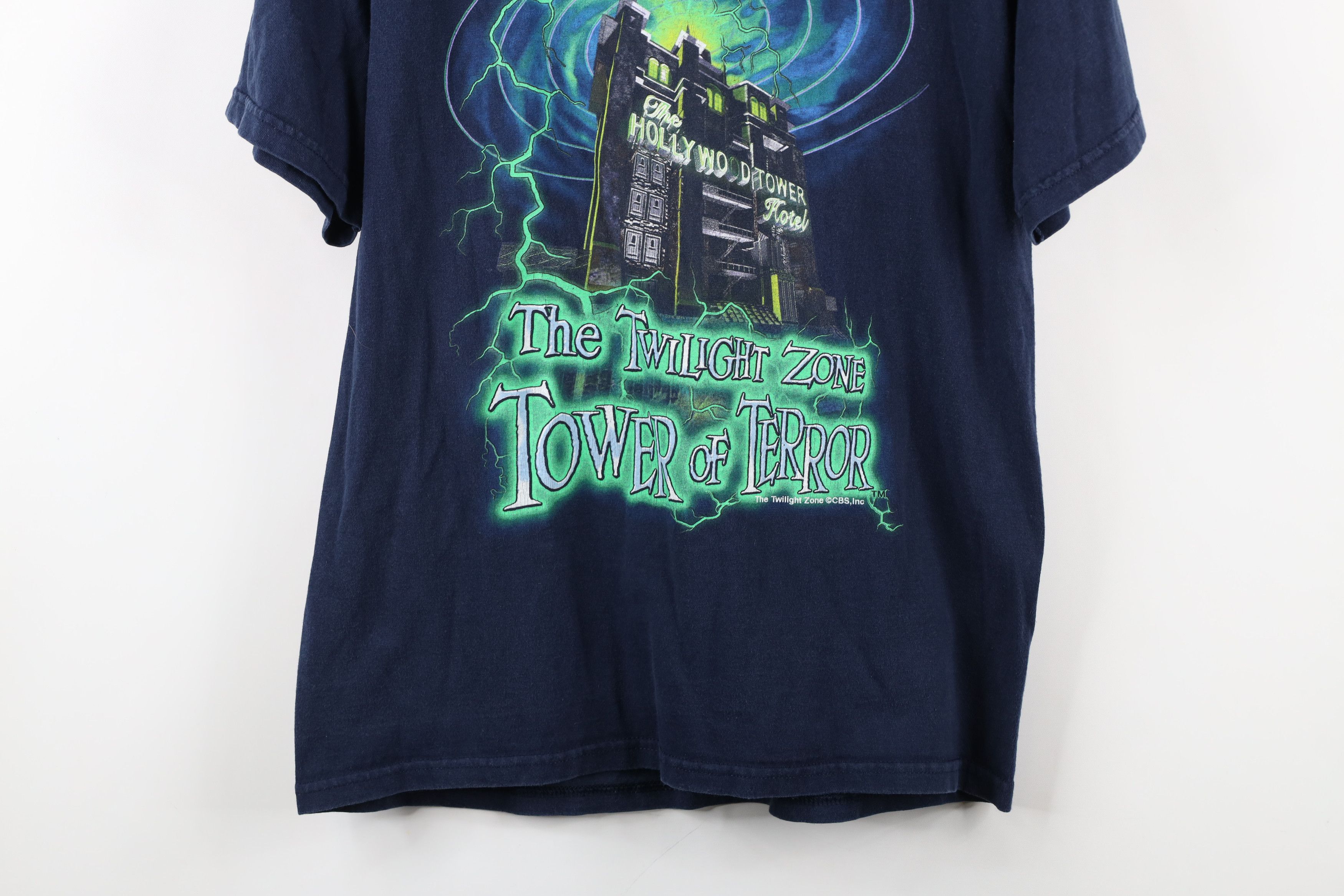 Disney × Vintage Vintage 90s Walt Disney World Zone Tower of Terror T-Shirt Size US M / EU 48-50 / 2 - 3 Thumbnail