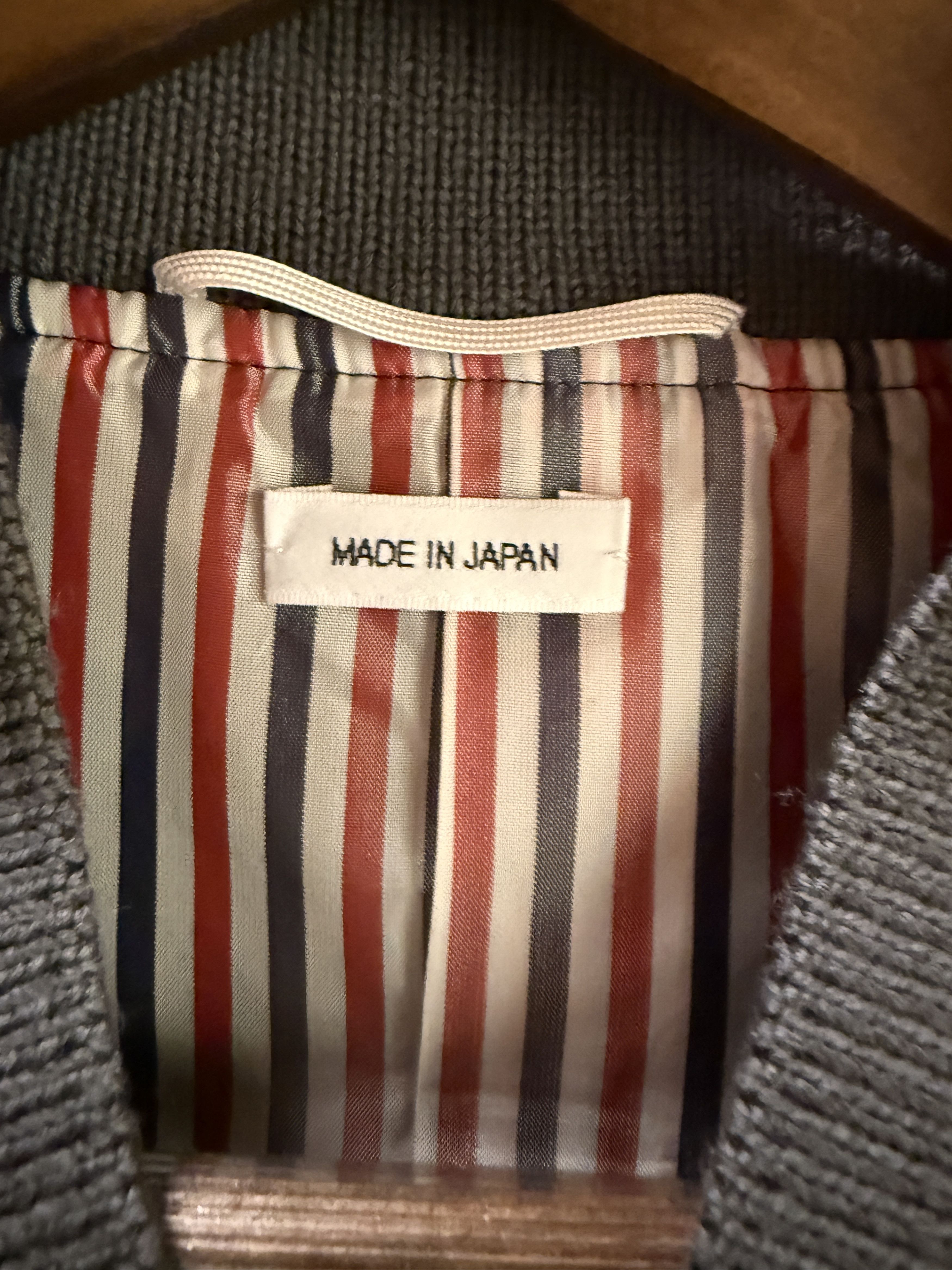 Thom Browne Thom Browne Grey Bomber Jacket Size 2/M Size US M / EU 48-50 / 2 - 5 Thumbnail