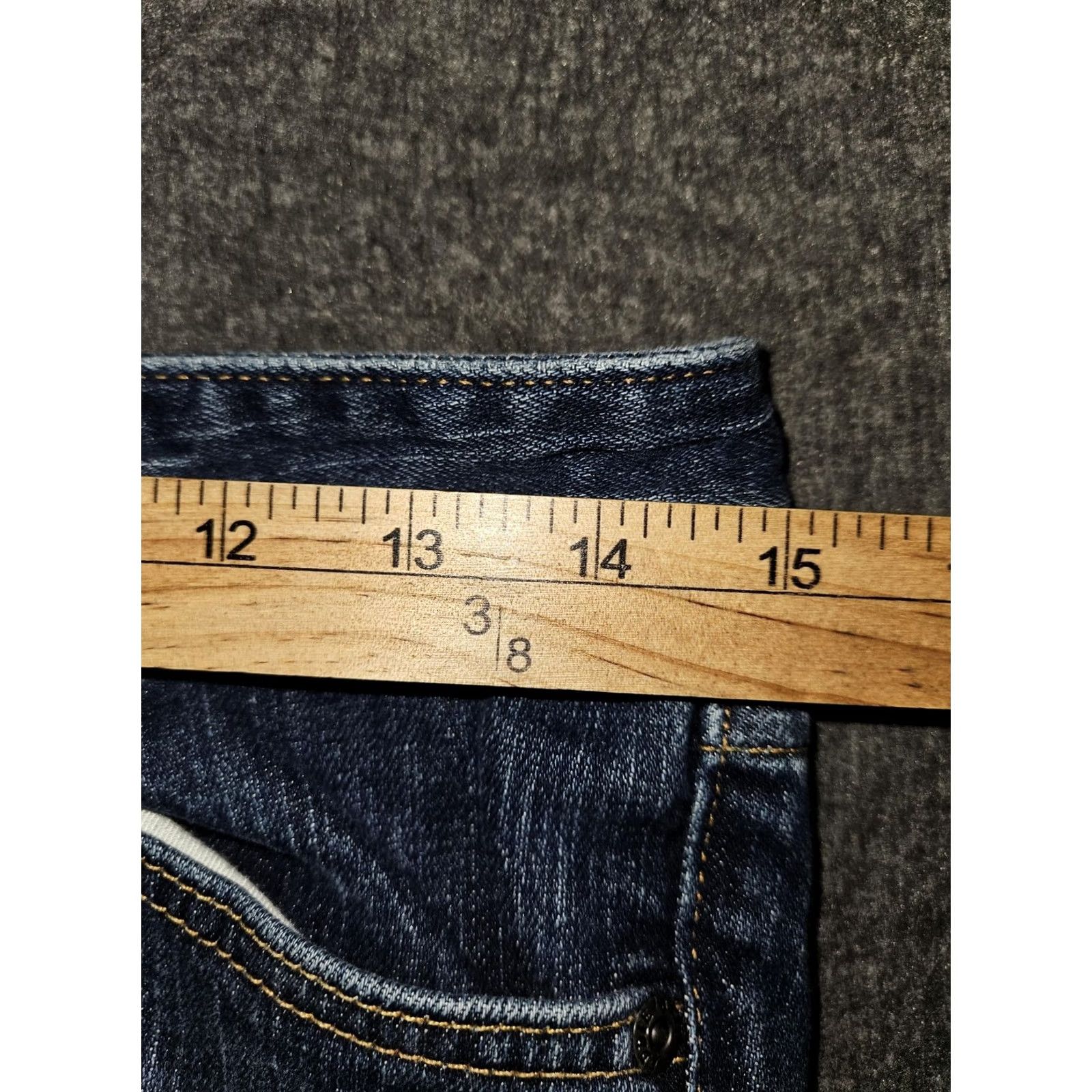 Eddie Bauer VINTAGE Eddie Bauer Jeans Womens 4 Blue Classic Boot Cut Denim Stretch Mid Rise Fall 07 Size 27" / US 4 / IT 40 - 5 Thumbnail