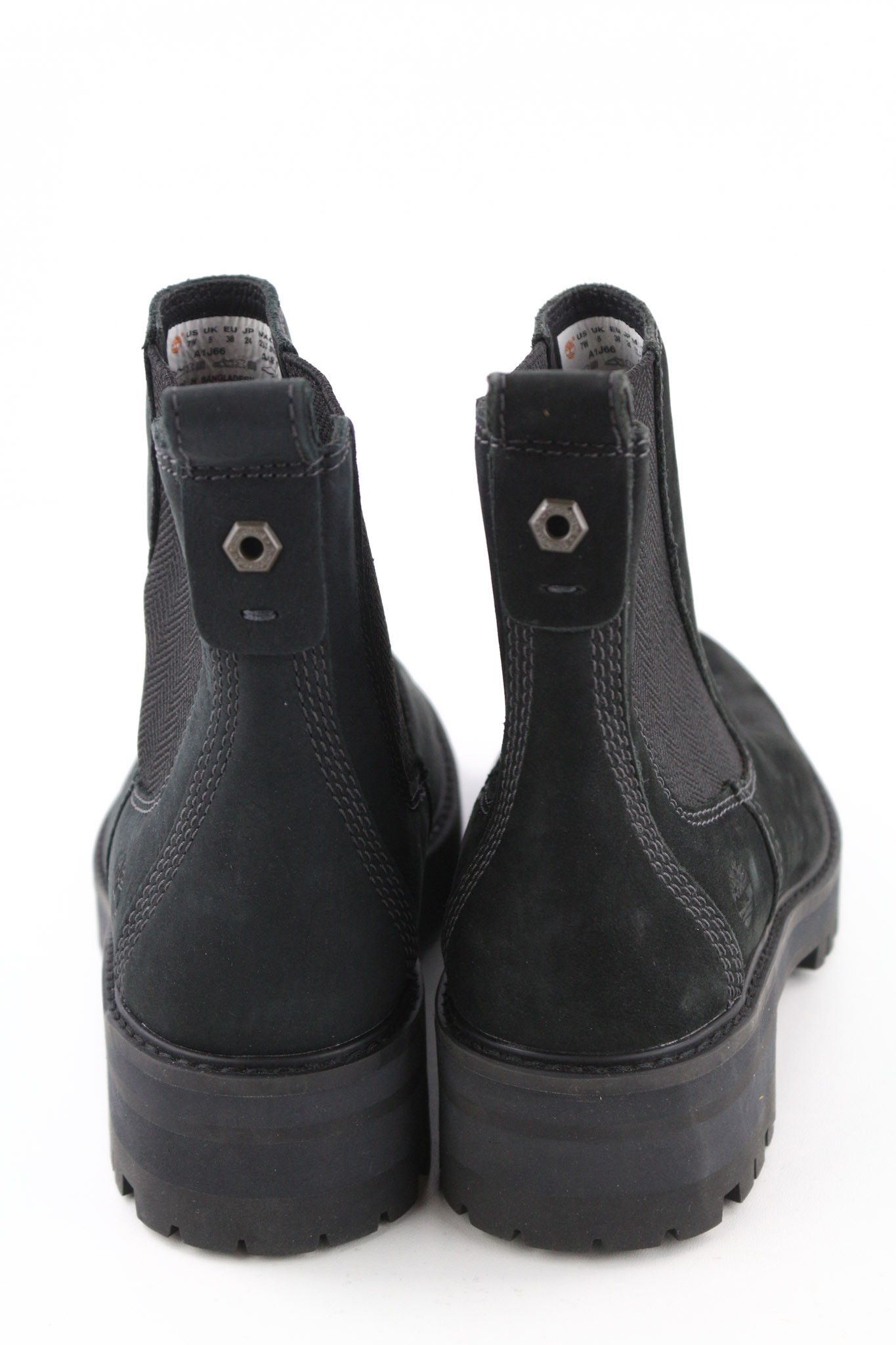 Timberland A1J66 UK5 Black Leather Almond On Chelsea 79868 Size US 7 / IT 37 - 8 Thumbnail