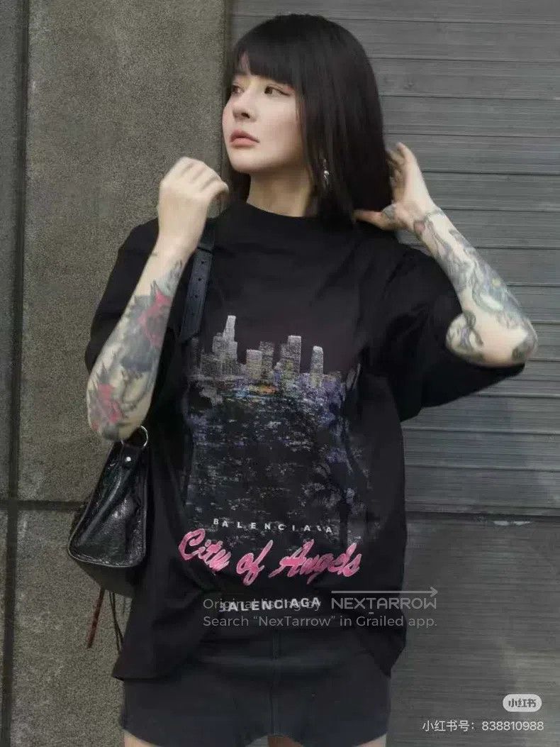 Balenciaga Balenciaga Los Angeles City of Angels Short Sleeve Size US XS / EU 42 / 0 - 6 Thumbnail