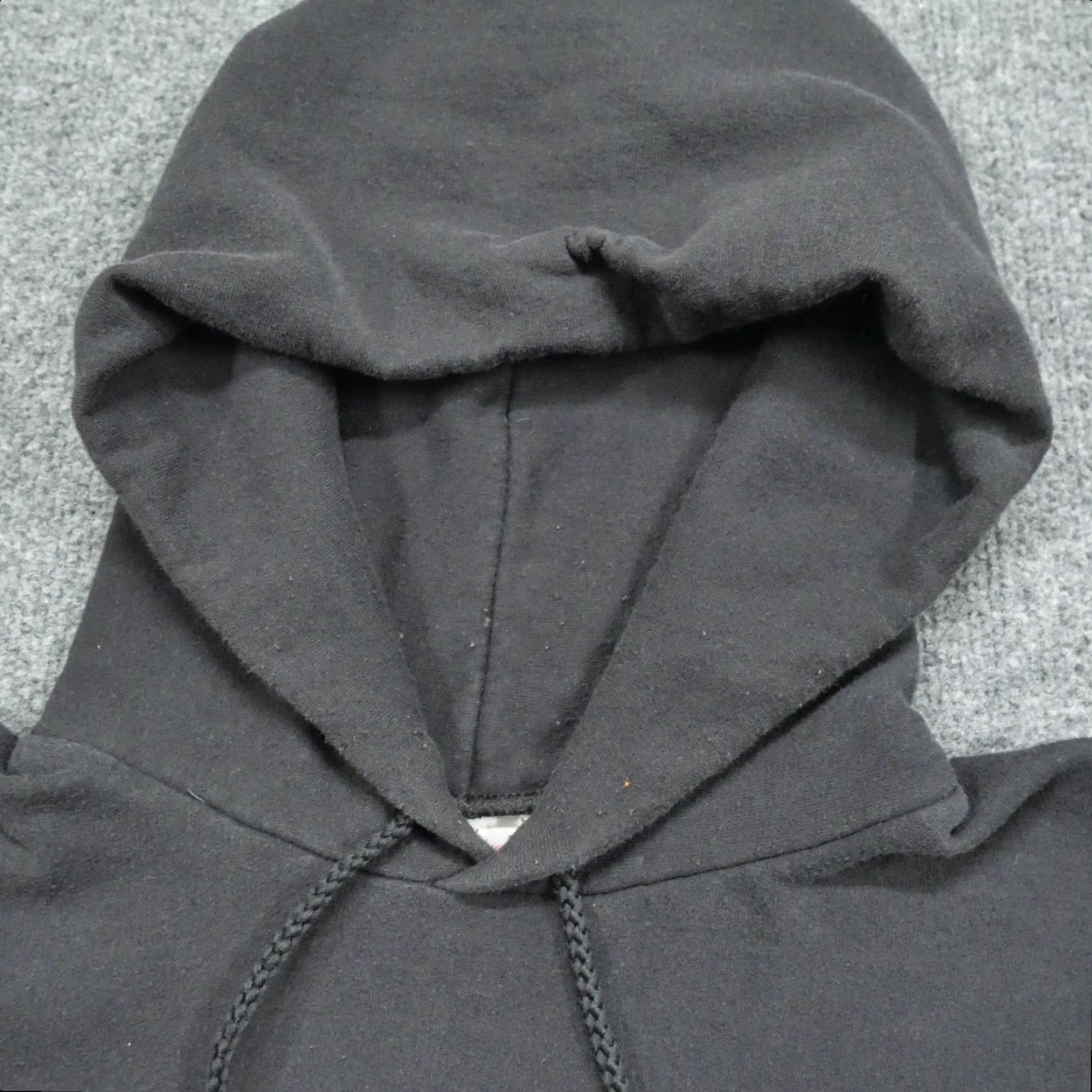 Hanes Vintage US Army Hoodie Adult Large Black Pullover Skull Y2K Size US L / EU 52-54 / 3 - 4 Thumbnail