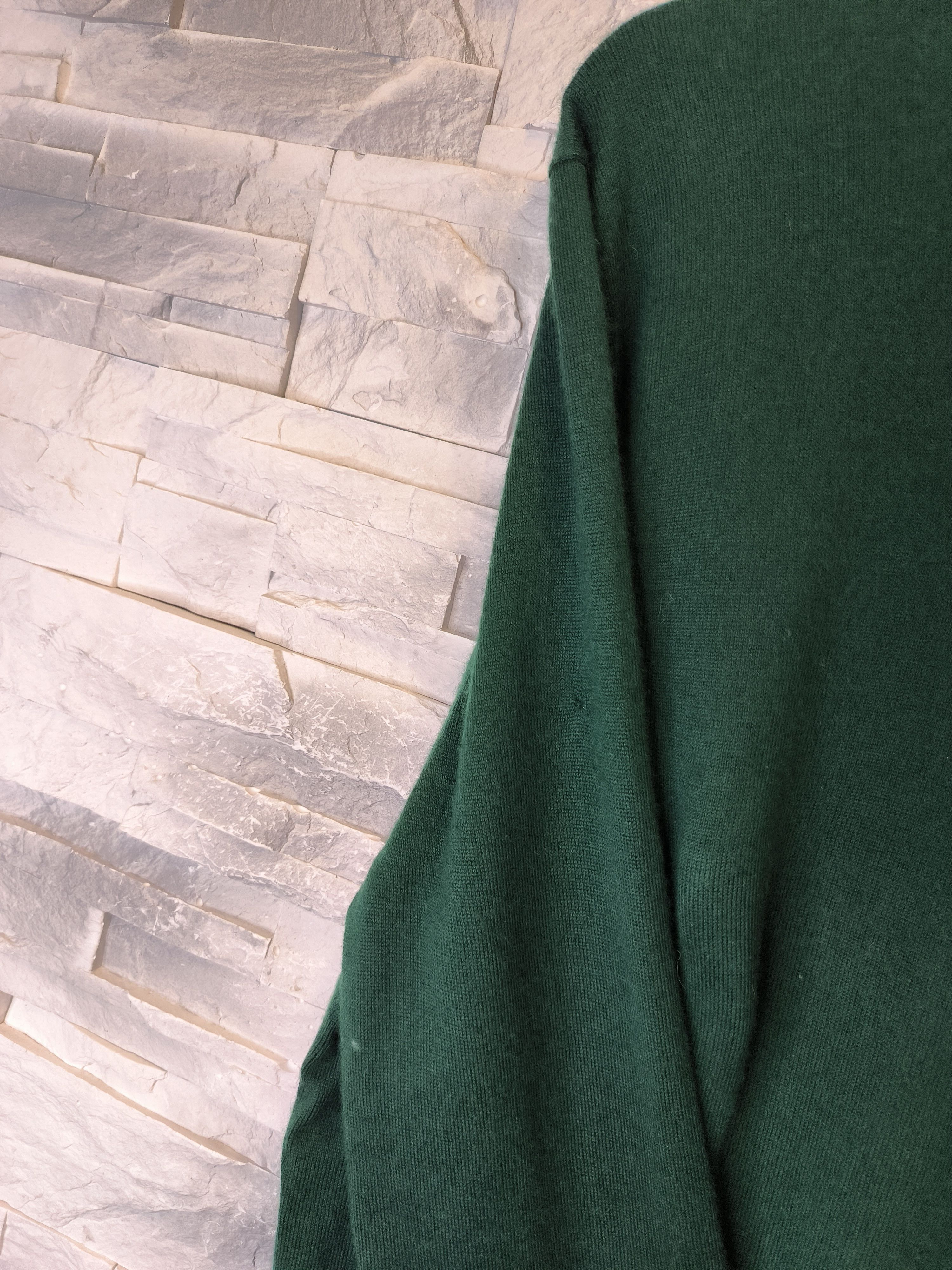Polo Ralph Lauren Polo Ralph Lauren Wool Knitwear Sweater Logo Green Size US L / EU 52-54 / 3 - 6 Thumbnail