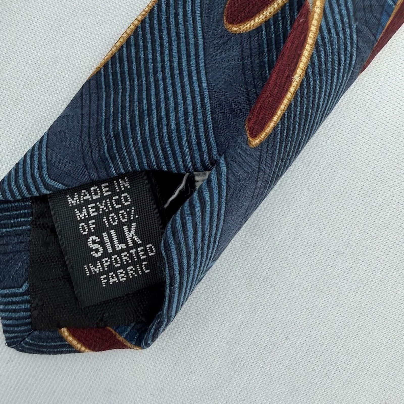 Bill Blass Vintage Bill Blass Black Label Silk Tie Geometric Size ONE SIZE - 4 Thumbnail