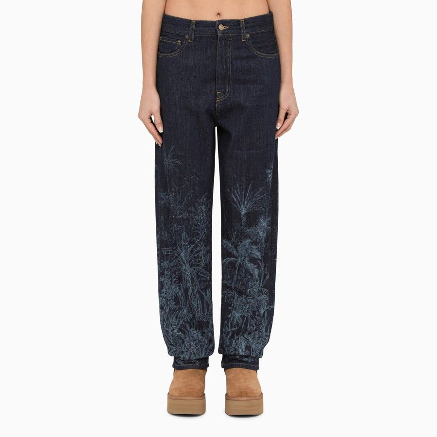 Alanui o1d2blof0724 Denim Jeans in Blue Size 27" / US 4 / IT 40 - 1 Thumbnail