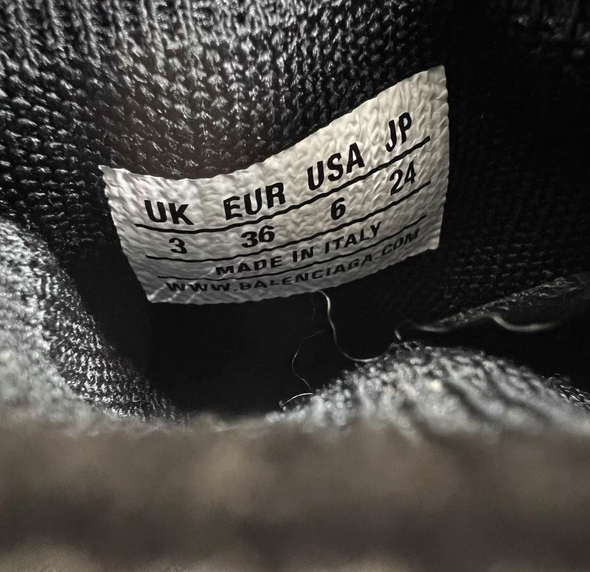 Balenciaga Balenciaga Speed 2.0 Black Knit Sock Sneakers J41 Size US 6 / IT 36 - 6 Thumbnail