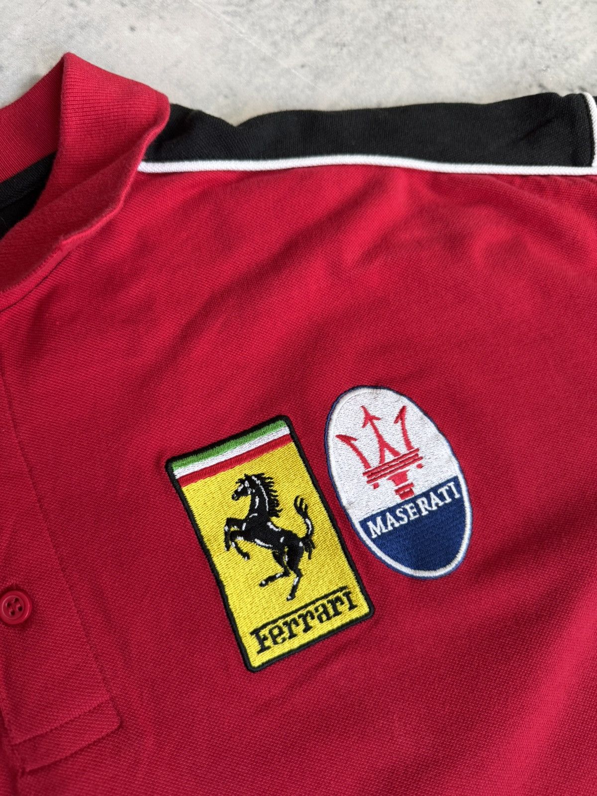 Ferrari Ferrari GameGear polo red tee vintage racing Size US XXL / EU 58 / 5 - 5 Thumbnail