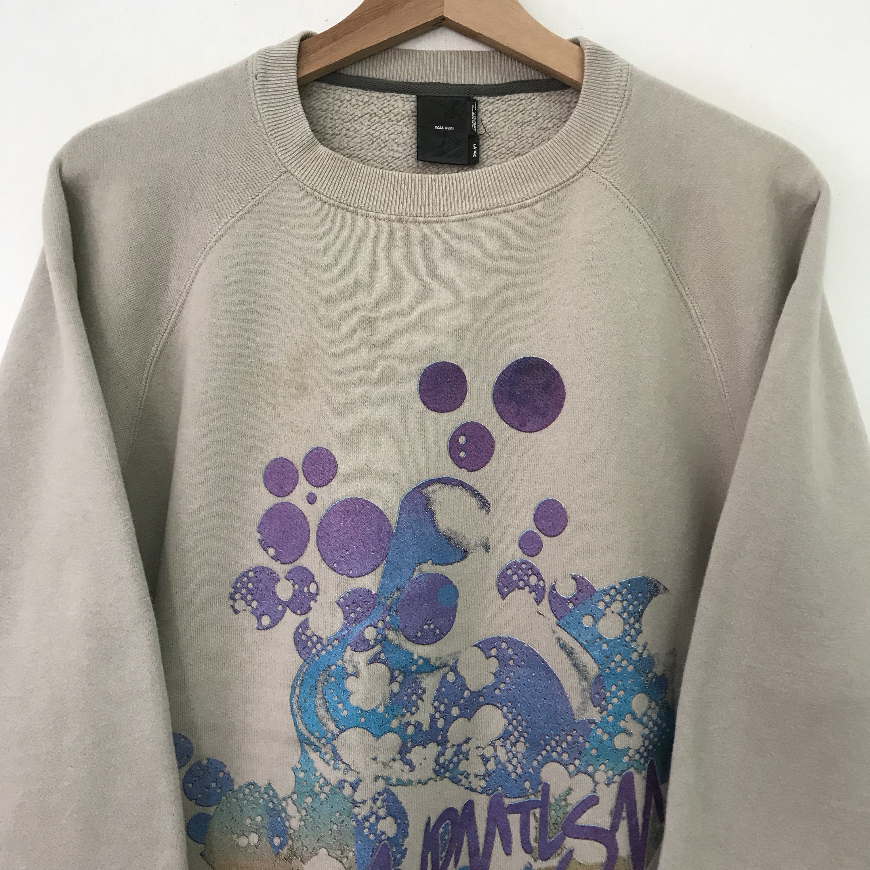 Vintage vintage gray sweatshirt - 531 Size US L / EU 52-54 / 3 - 6 Thumbnail