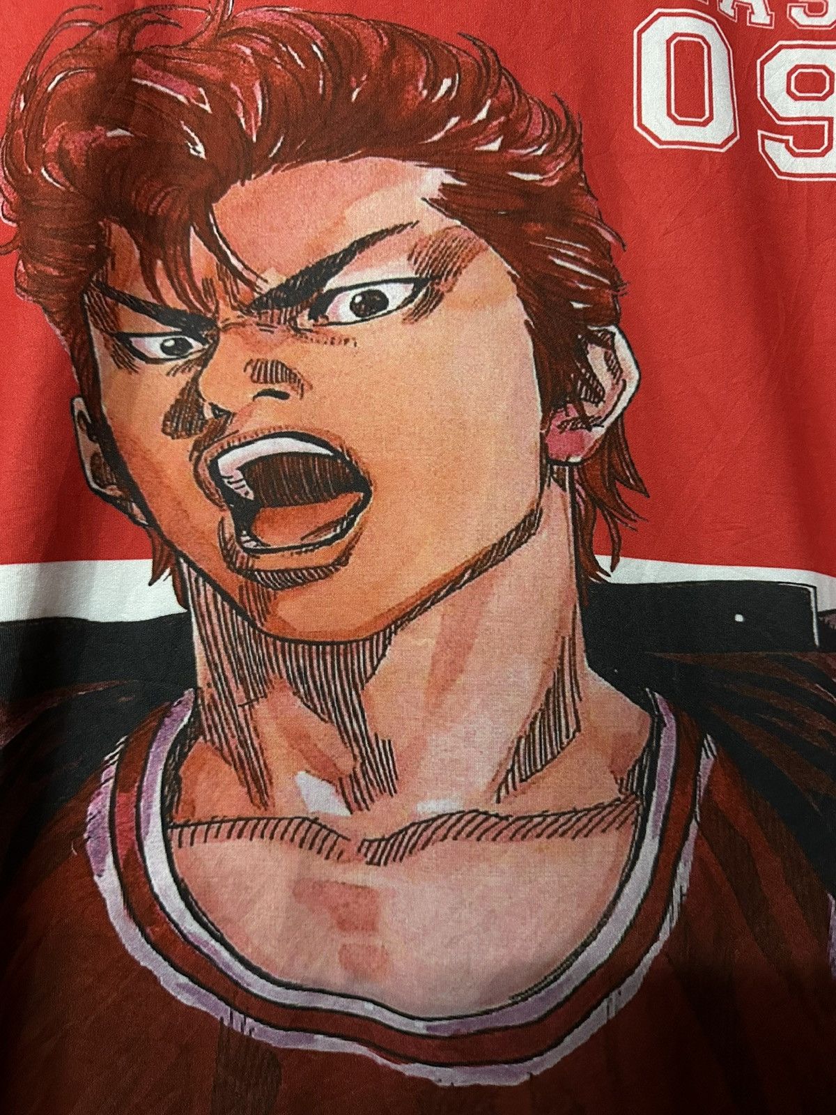 Anime × Vintage Anime Slamdunk Shohoku 09 Jersey Tee Size US M / EU 48-50 / 2 - 10 Thumbnail