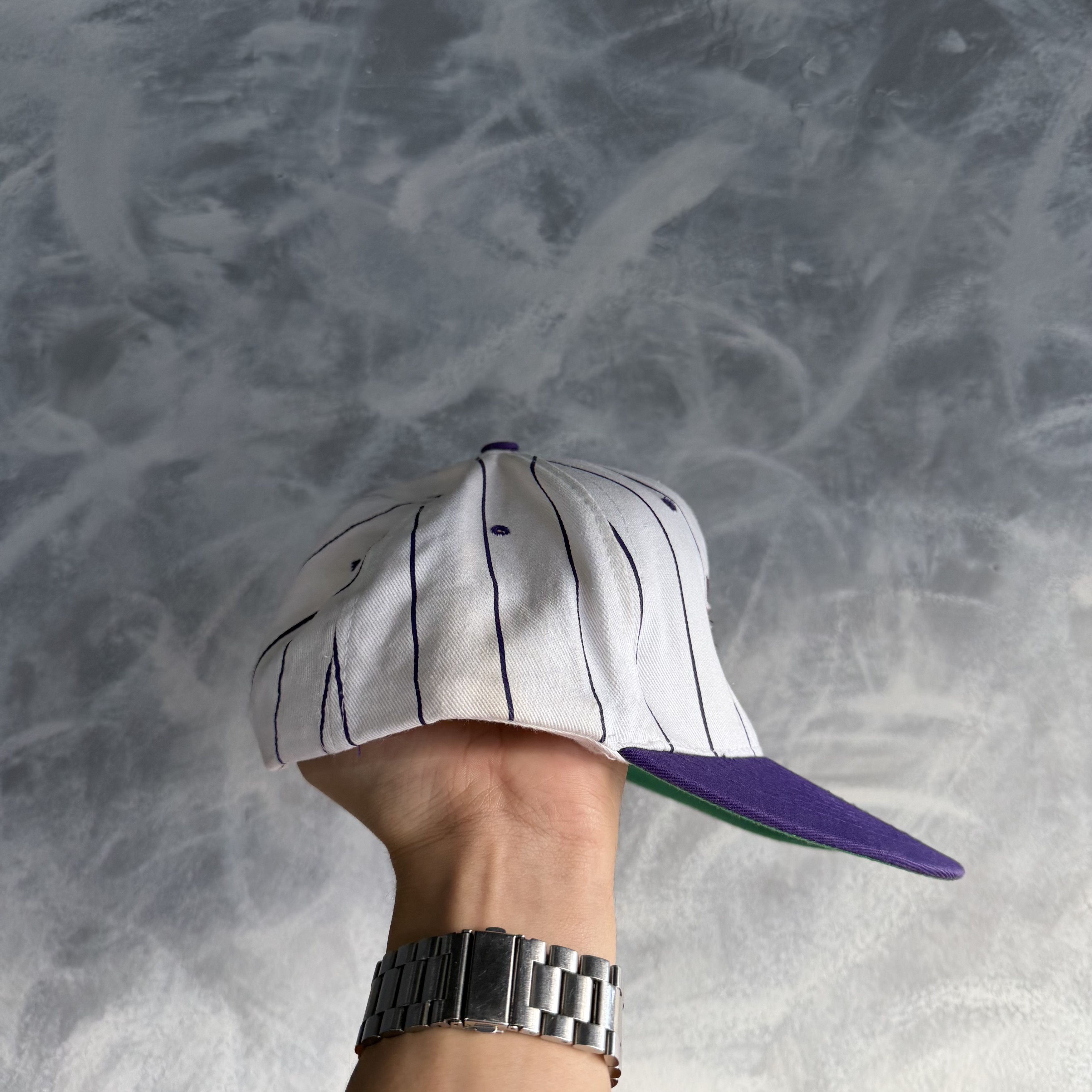 Other Mother's Cookies Snapback Hat Purple & Green Size ONE SIZE - 2 Thumbnail