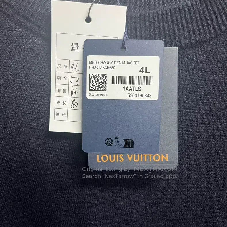Louis Vuitton Louis Vuitton size 4l Long Sleeve Sweater with Contrasting Size US M / EU 48-50 / 2 - 4 Thumbnail