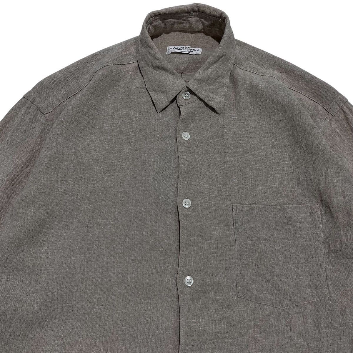Comme des Garcons Vintage Commedesgarçons Linen shirt Size US L / EU 52-54 / 3 - 3 Thumbnail