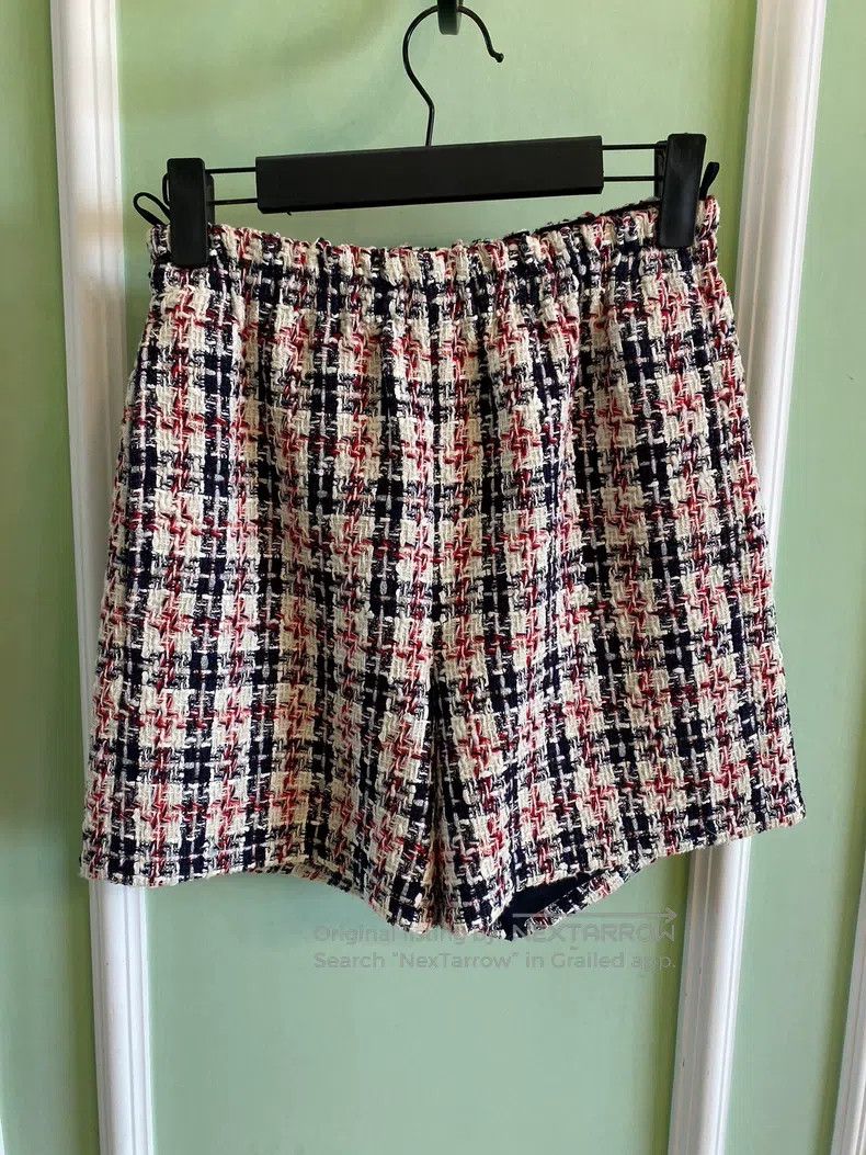 Gucci Gucci Braided plaid shorts Size 24" / US 00 / IT 34 - 1 Thumbnail