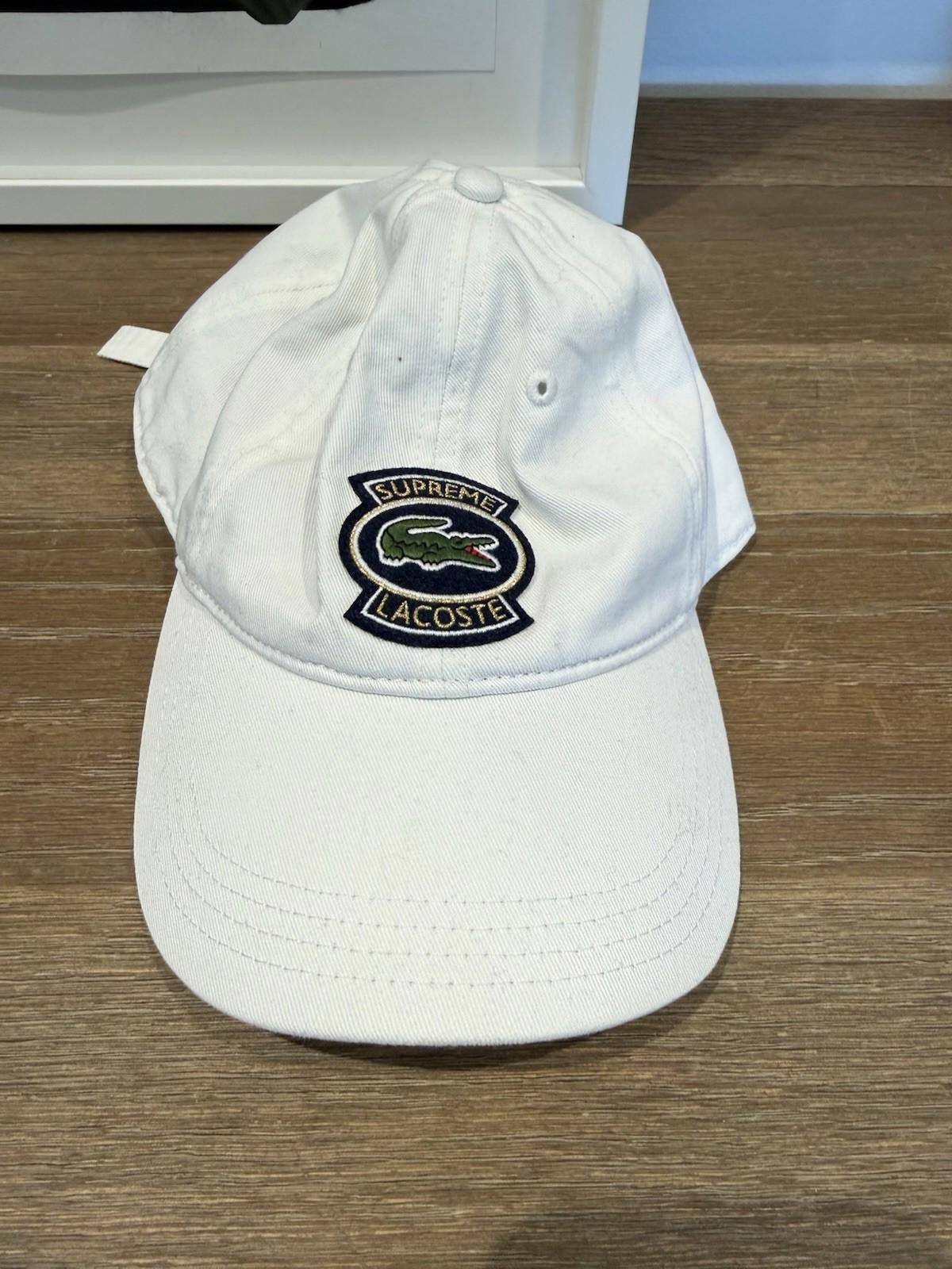 Supreme Supreme Lacoste 6-panel Hat White SS18 Size ONE SIZE - 1 Thumbnail