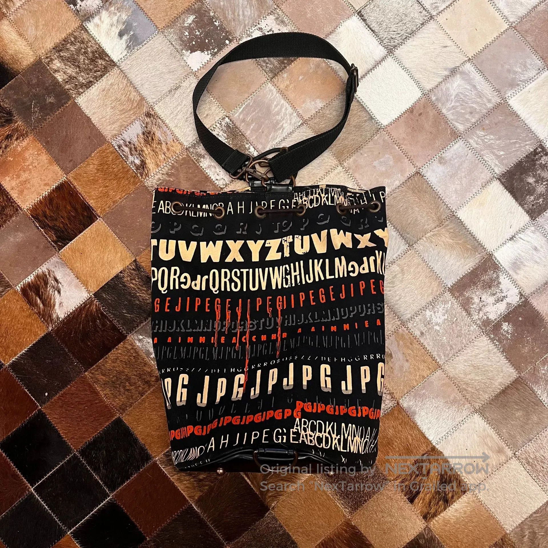 Jean Paul Gaultier Jean Paul Gaultier Letter Print Crossbody Bag. Size ONE SIZE - 2 Thumbnail