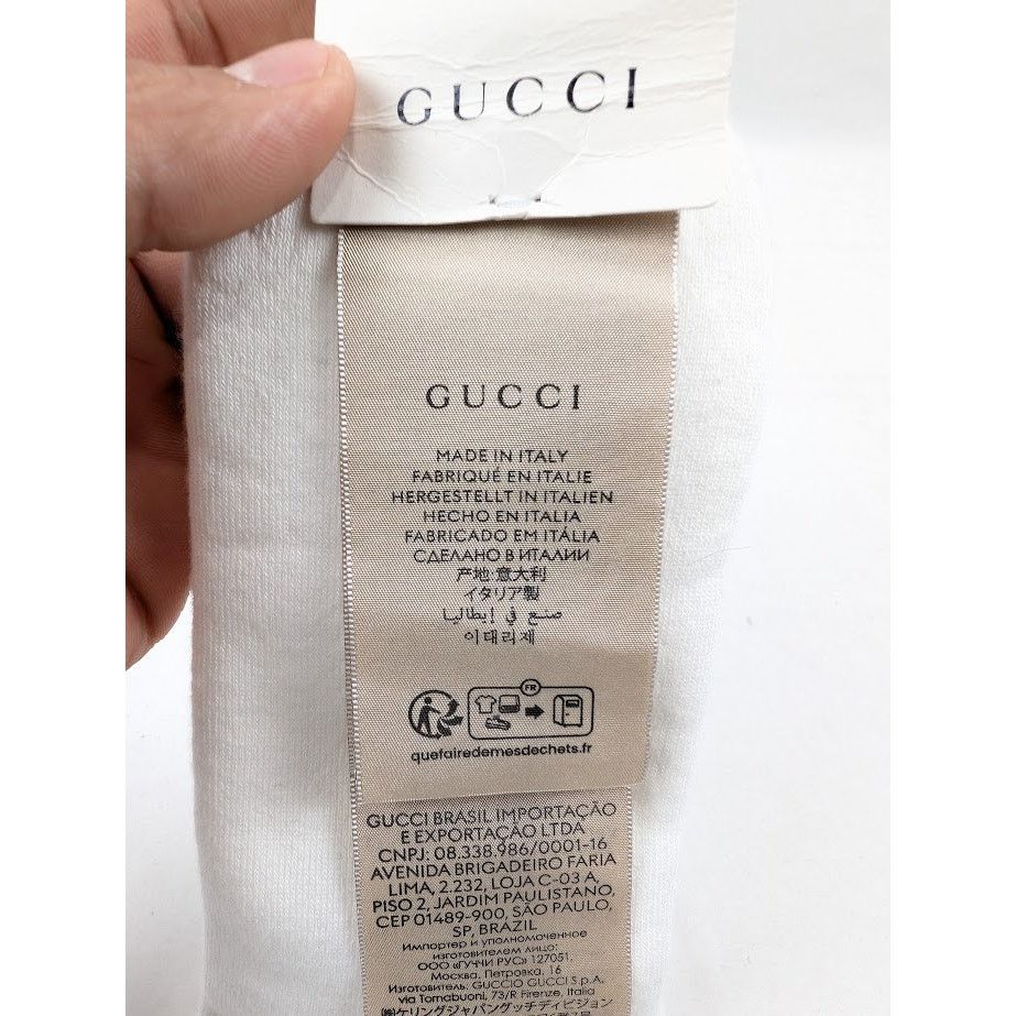 Gucci o1rshd1 Size: M / Socks in White/Red Size ONE SIZE - 10 Thumbnail