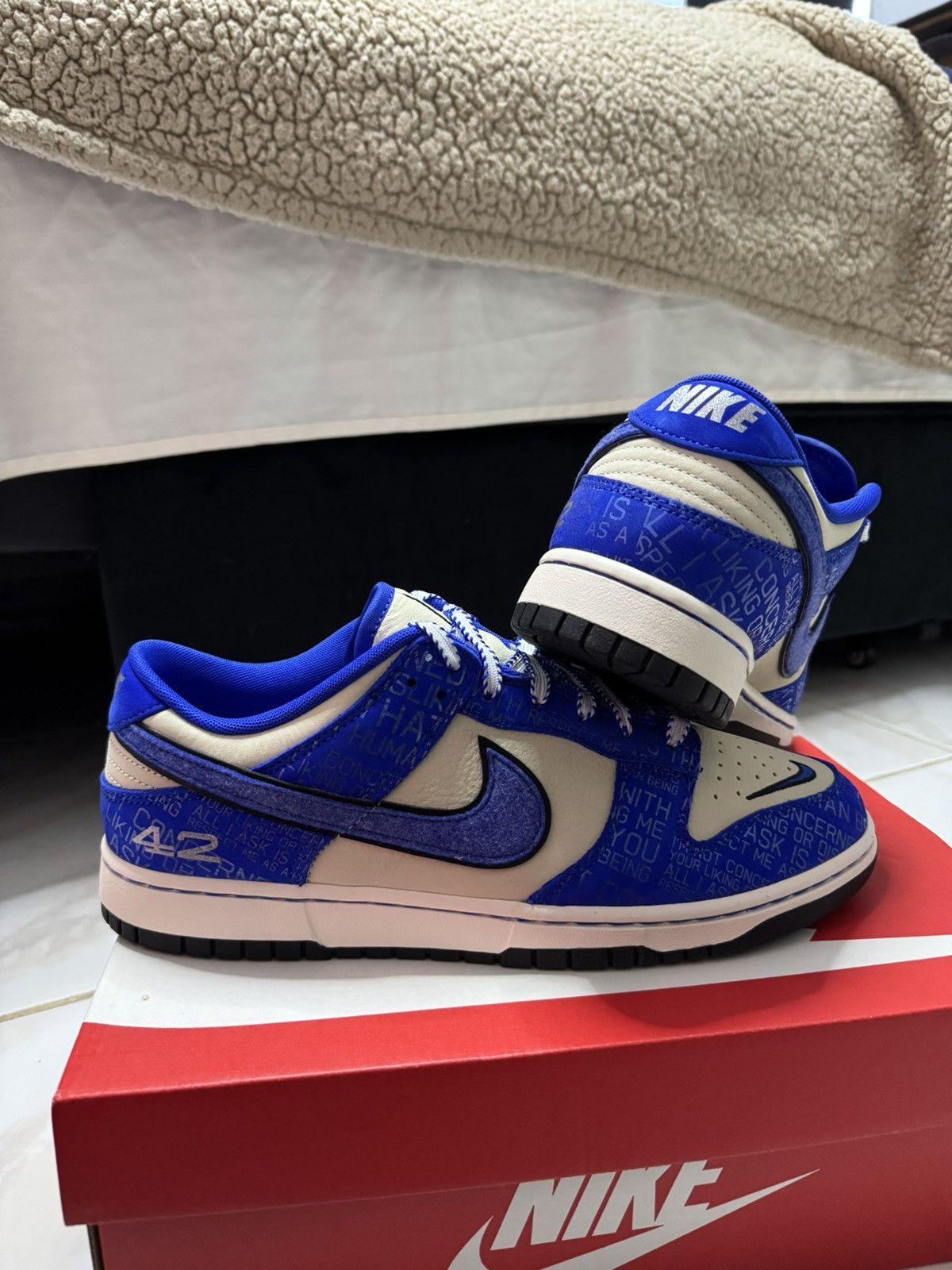 Nike Nike Dunk Low Jackie Robinson DS Size 11 OG All Size US 11 / EU 44 - 1 Thumbnail