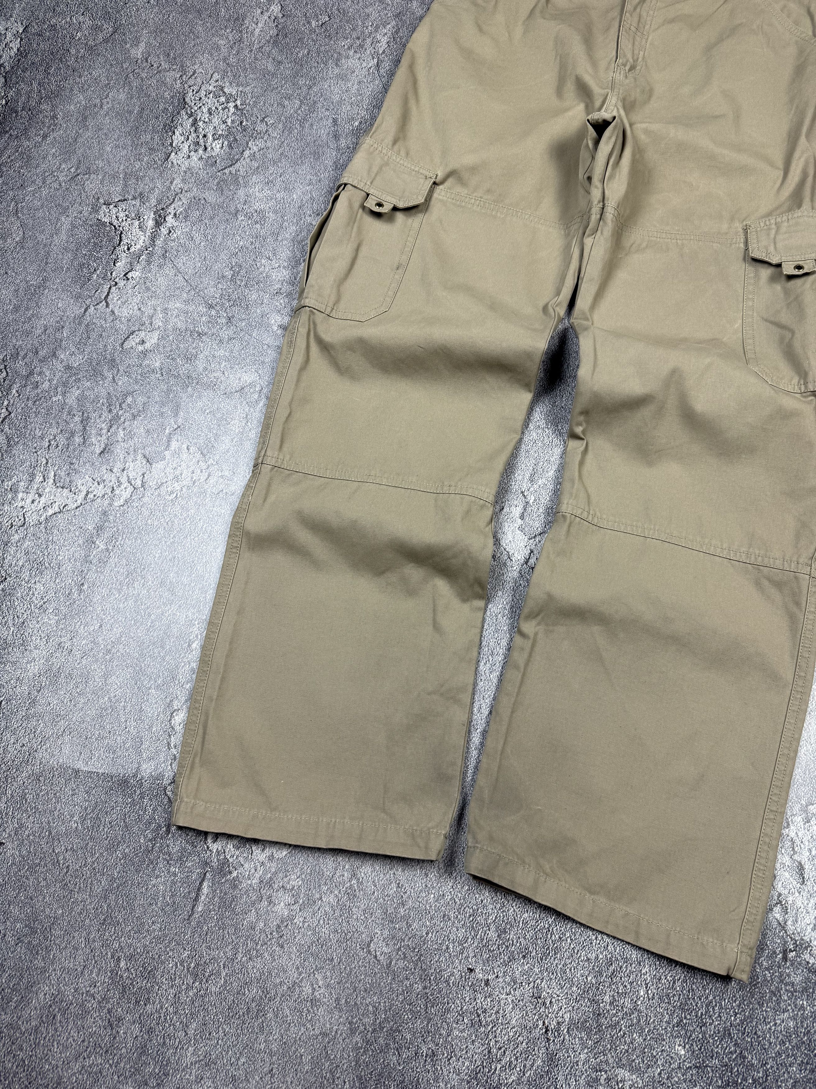 Japanese Brand Vintage 2000s Cargo Baggy Pants Japanese Style Y2K Size US 29 - 4 Thumbnail