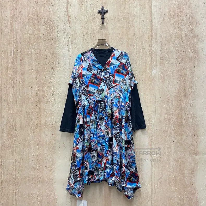Balenciaga Balenciaga City Series Fake Two Piece Dress Size S / US 4 / IT 40 - 1 Thumbnail