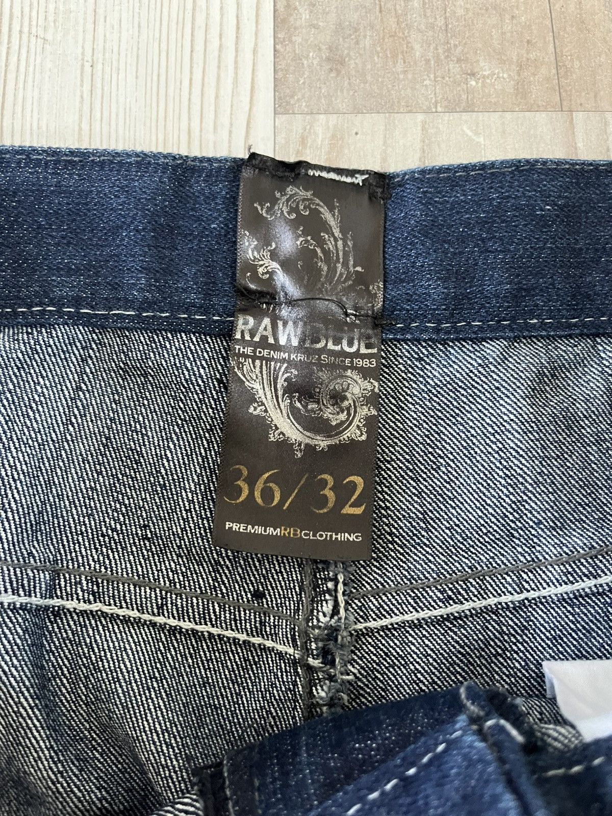 Affliction × Vintage Raw Blue denim 36 Size US 36 / EU 52 - 3 Thumbnail