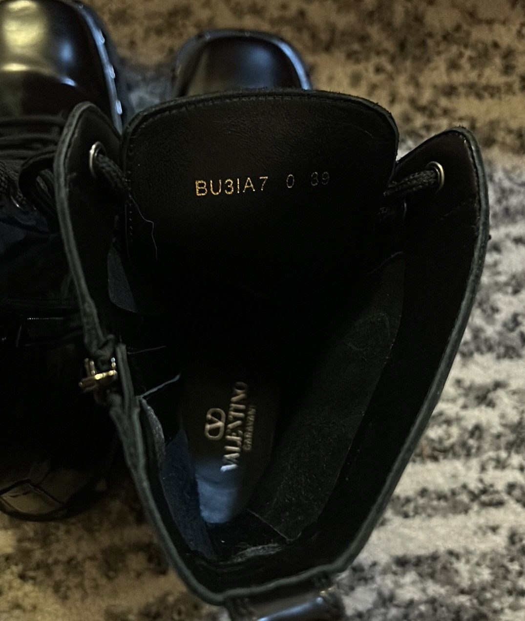 Valentino Valentino Garavani Rockstud M-Way Combat Boots Black size 39 Size US 9 / IT 39 - 9 Thumbnail