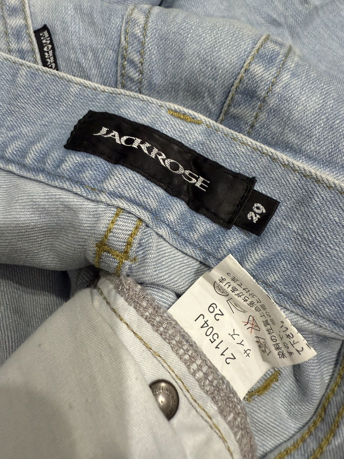 JACKROSE JACKROSE DISTRESSED JEANS Size US 29 - 9 Thumbnail