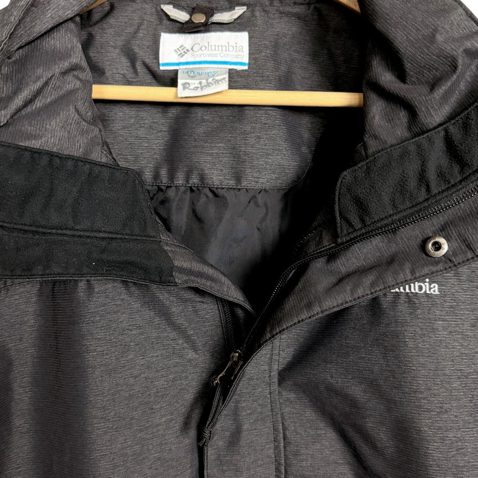 Columbia Columbia Men's Dark Gray Interchange Jacket Shell Outdoors L Size US L / EU 52-54 / 3 - 8 Thumbnail