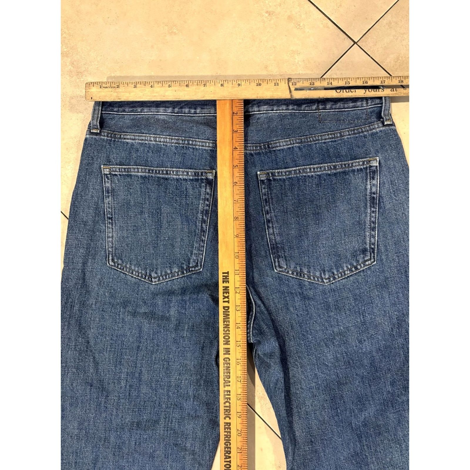J.Crew J.Crew Jeans Mens 33x27 Blue 84 Kick Out High Rise Bootcut 5 Pocket Denim Size US 31 - 5 Thumbnail