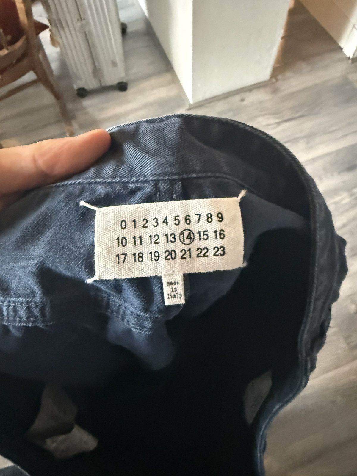 Maison Margiela Maison Margiela Dark Blue Slim Fit Jeans Size US 34 / EU 50 - 9 Thumbnail