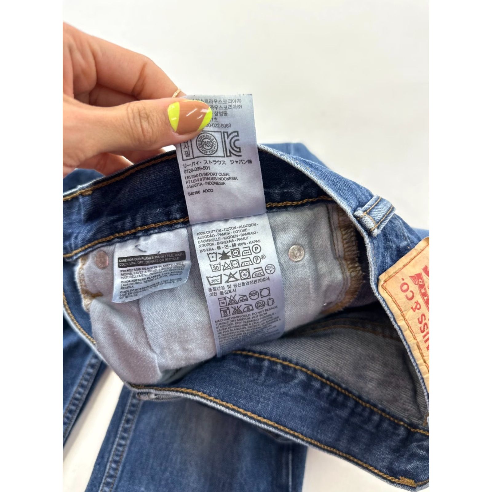 Levi's Levi's 511 Jeans Mens 32x32 Blue Denim Stretch Regular Fit Straight Leg 5-Pocket Button Closure Size US 32 / EU 48 - 7 Thumbnail