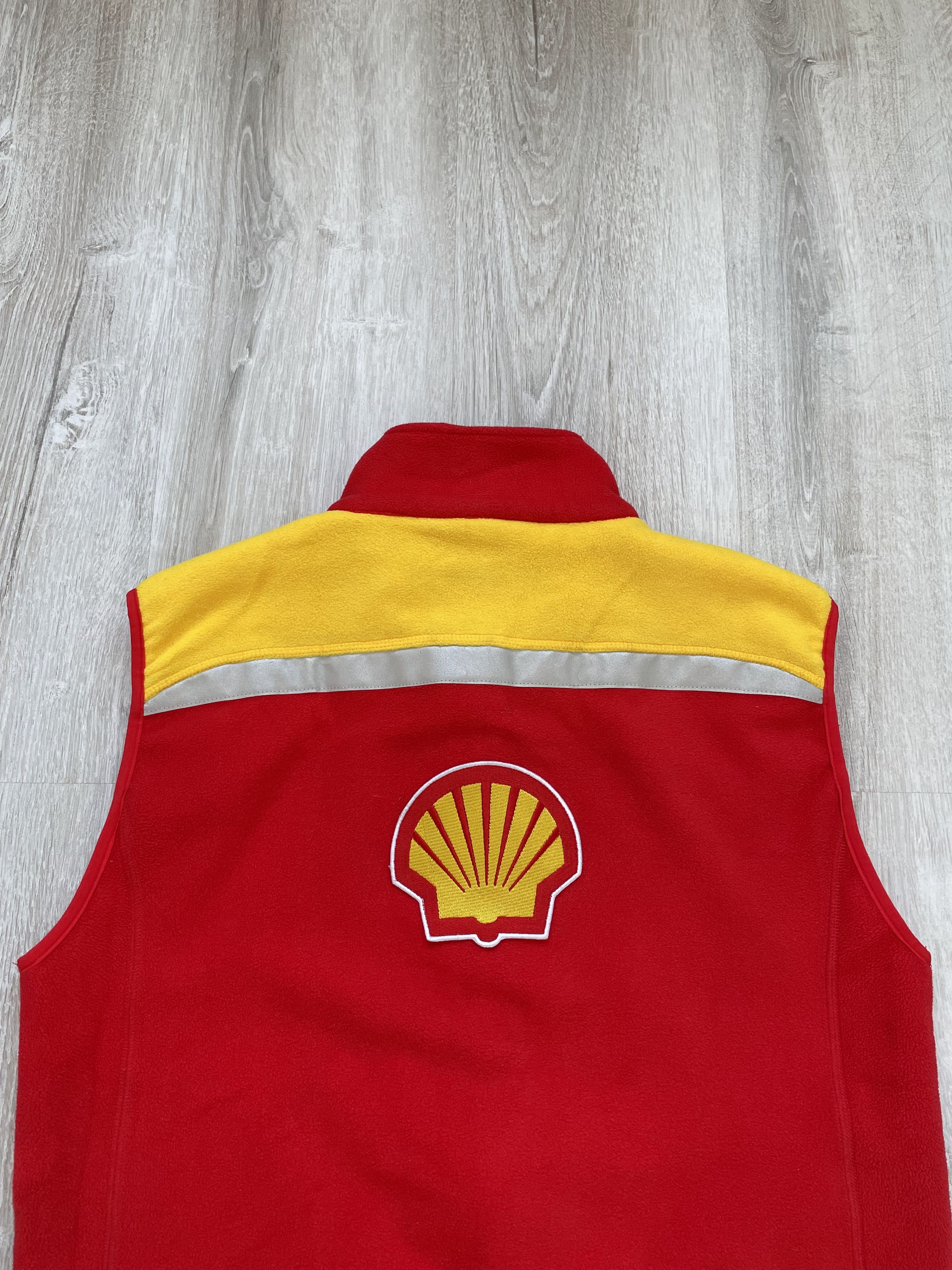 Vintage Vintage Shell V-Power Racing Fleece Vest Size US S / EU 44-46 / 1 - 8 Thumbnail