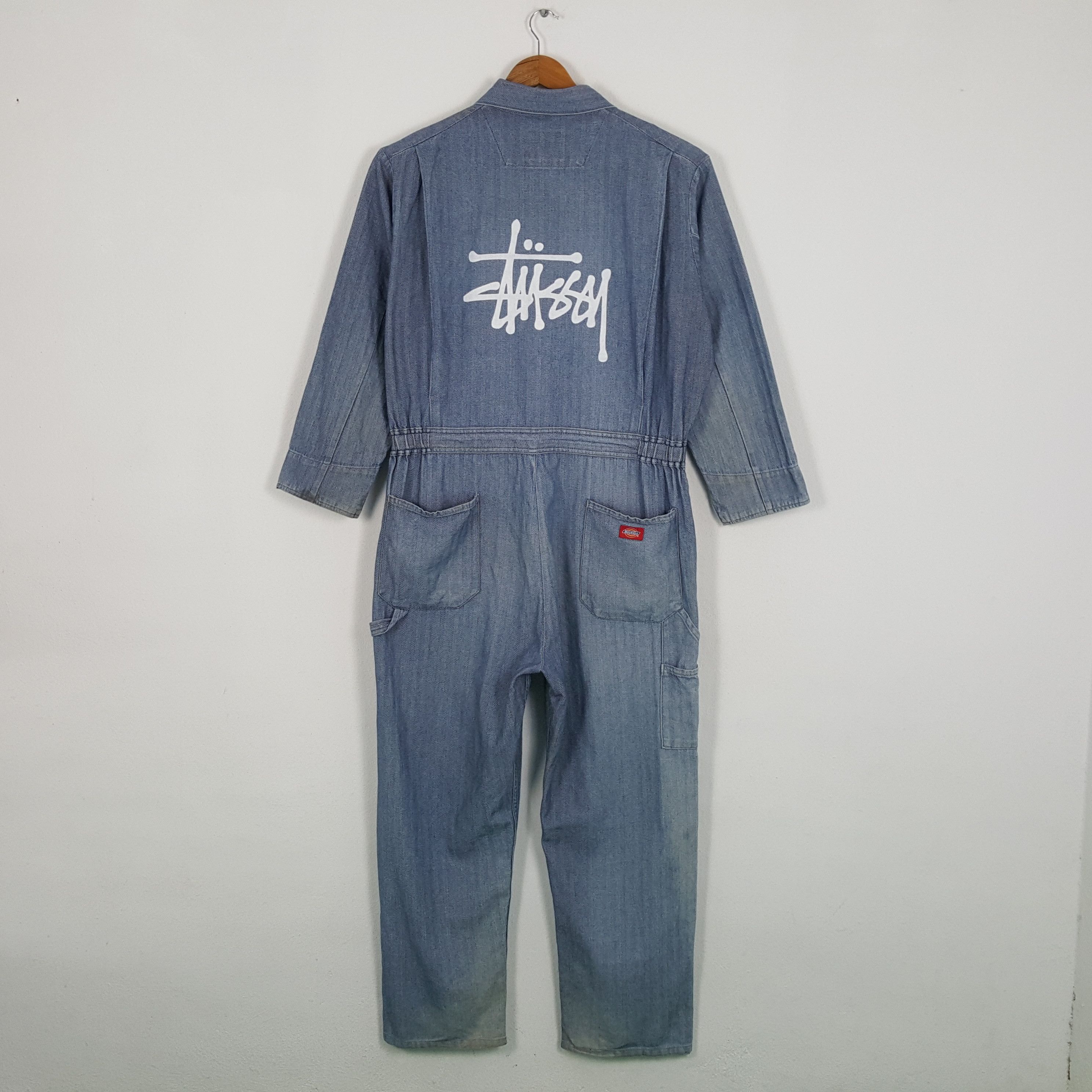 STUSSY × Dickies コラボ オーバーオール STUSSY - stussy dickies コラボ オーバーオールの通販 by