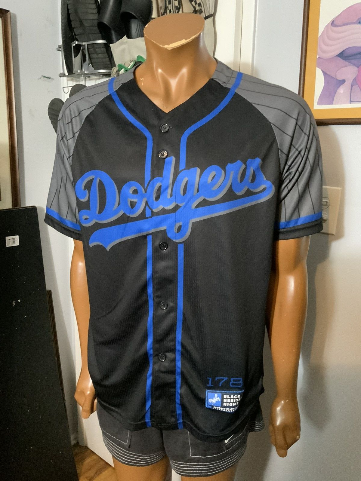 MLB Los Angeles Dodgers Black Heritage 2024 Baseball Jersey Size US M / EU 48-50 / 2 - 7 Thumbnail