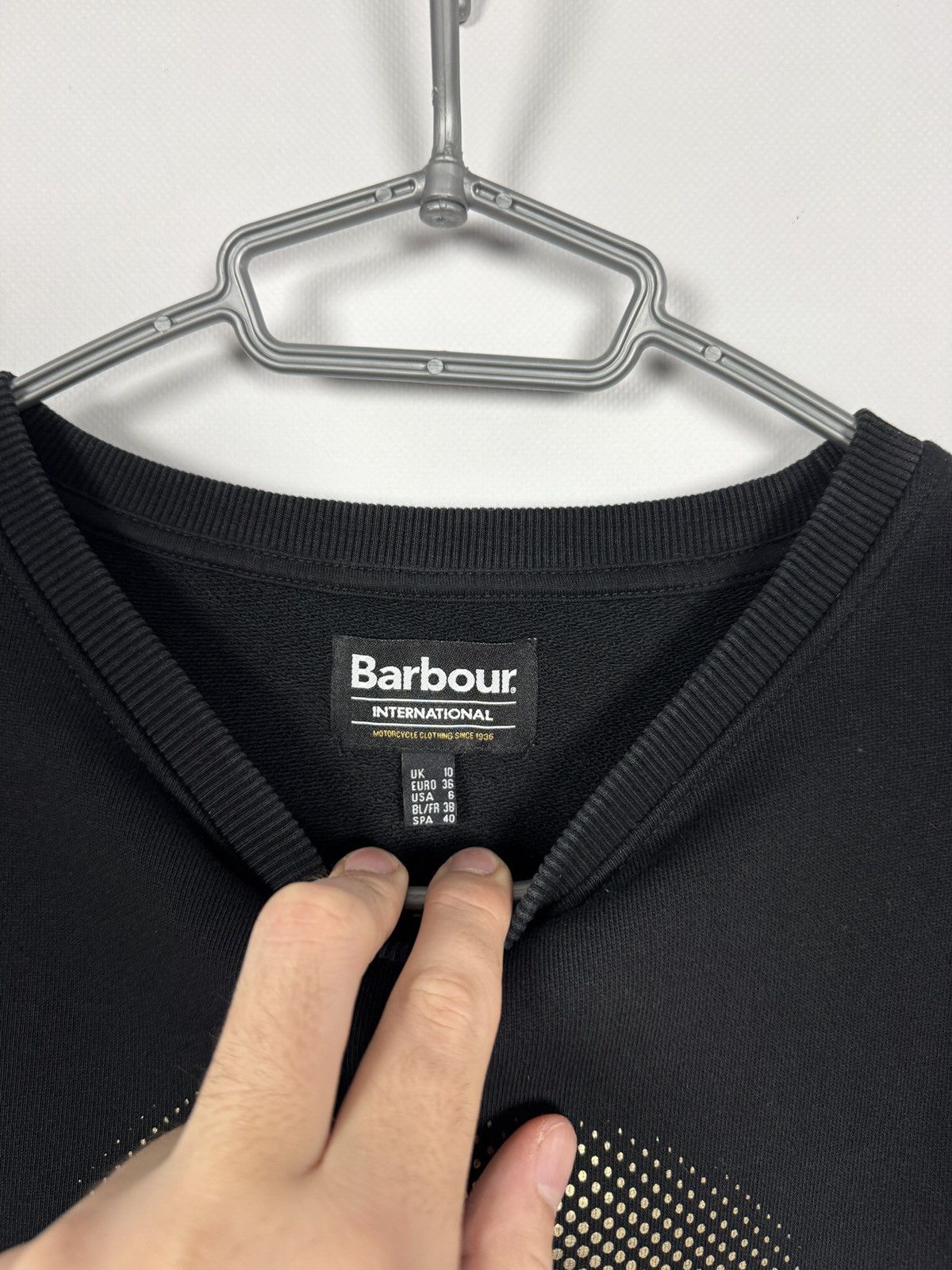Barbour Barbour International Ronda Overlayer Crew Sweatshirt UK 10 Size M / US 6-8 / IT 42-44 - 7 Thumbnail