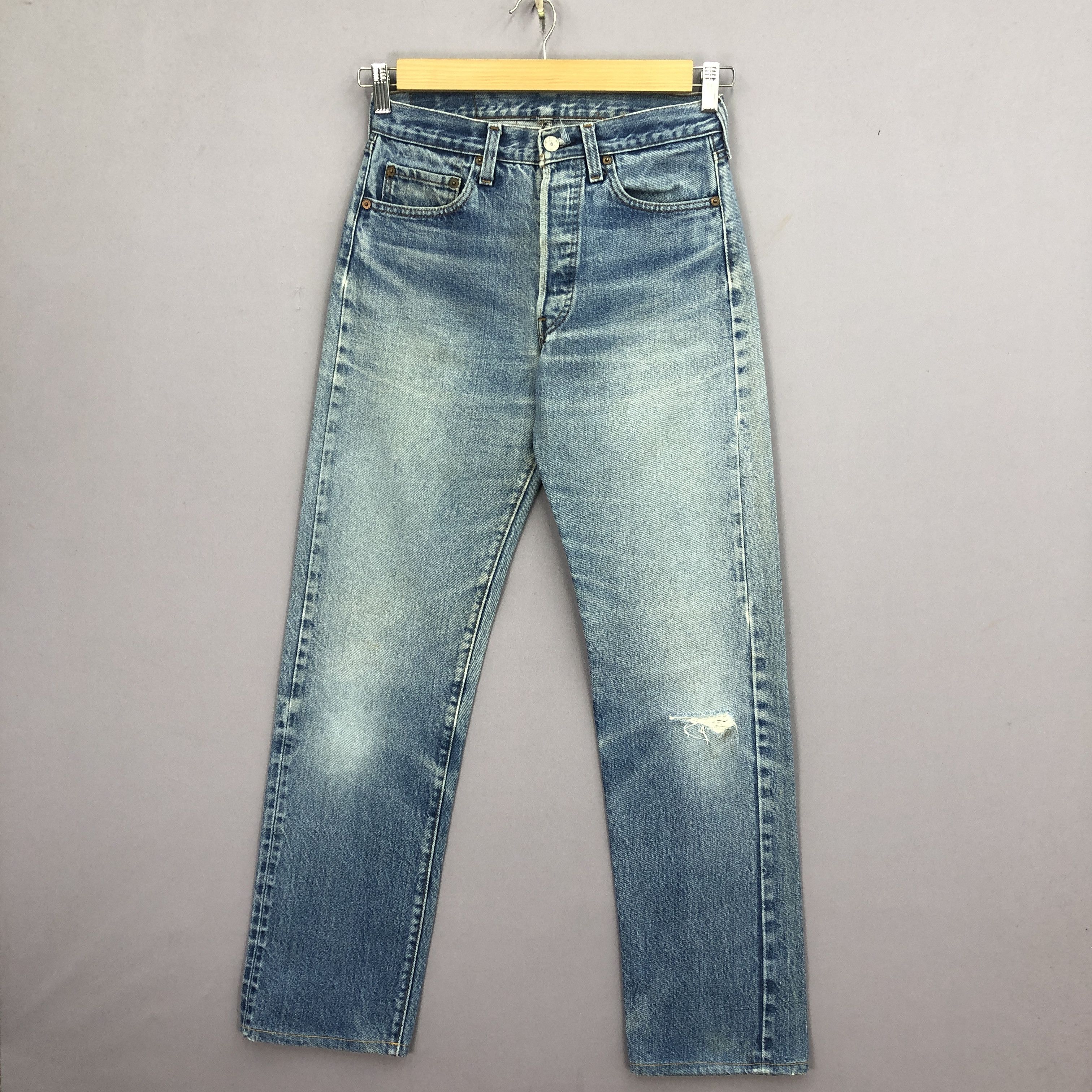 Levi's Vintage 70s Levis 501 Selvedge Jeans Levi's Faded Denim Size 26" / US 2 / IT 38 - 1 Thumbnail
