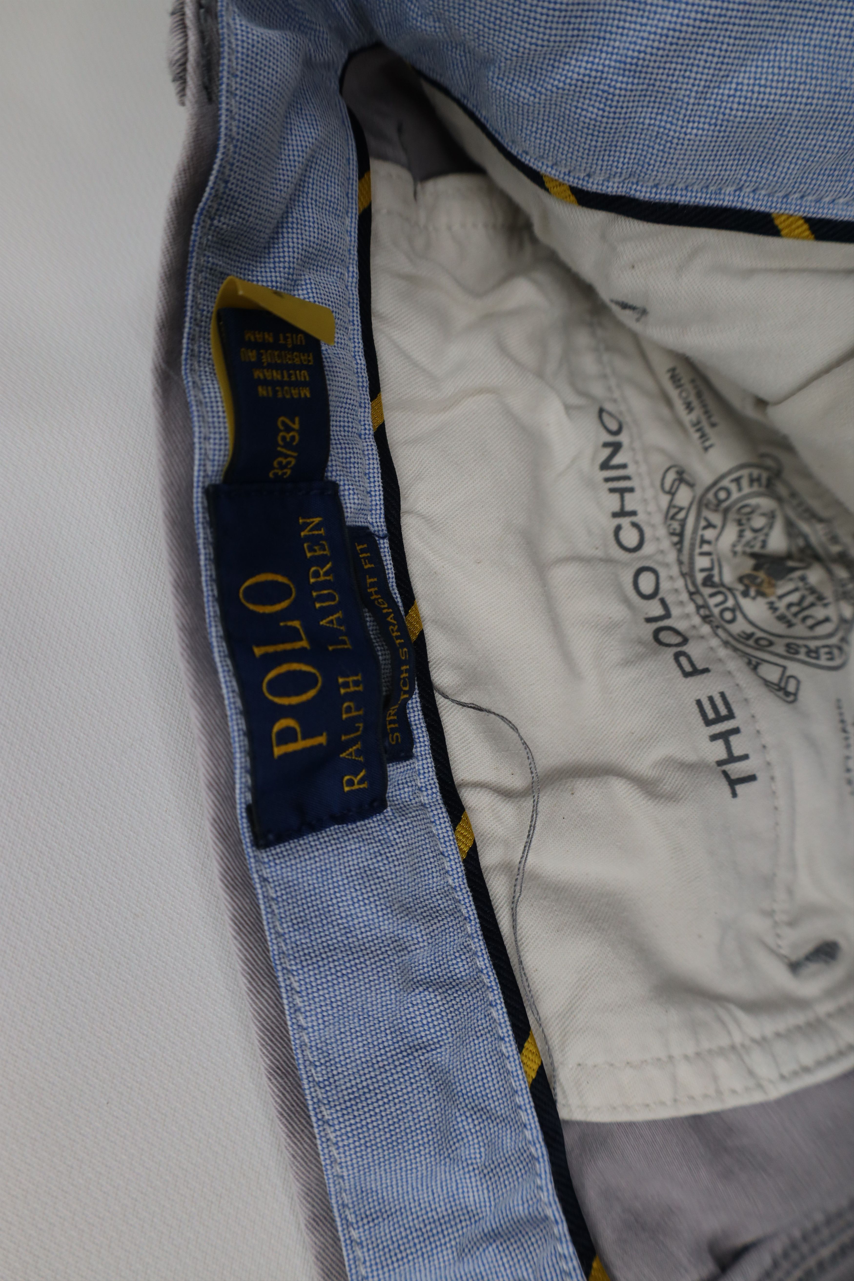 Ralph Lauren Vintage Y2K Ralph Lauren Straight Fit Chino Pants Gray Size US 33 - 7 Thumbnail