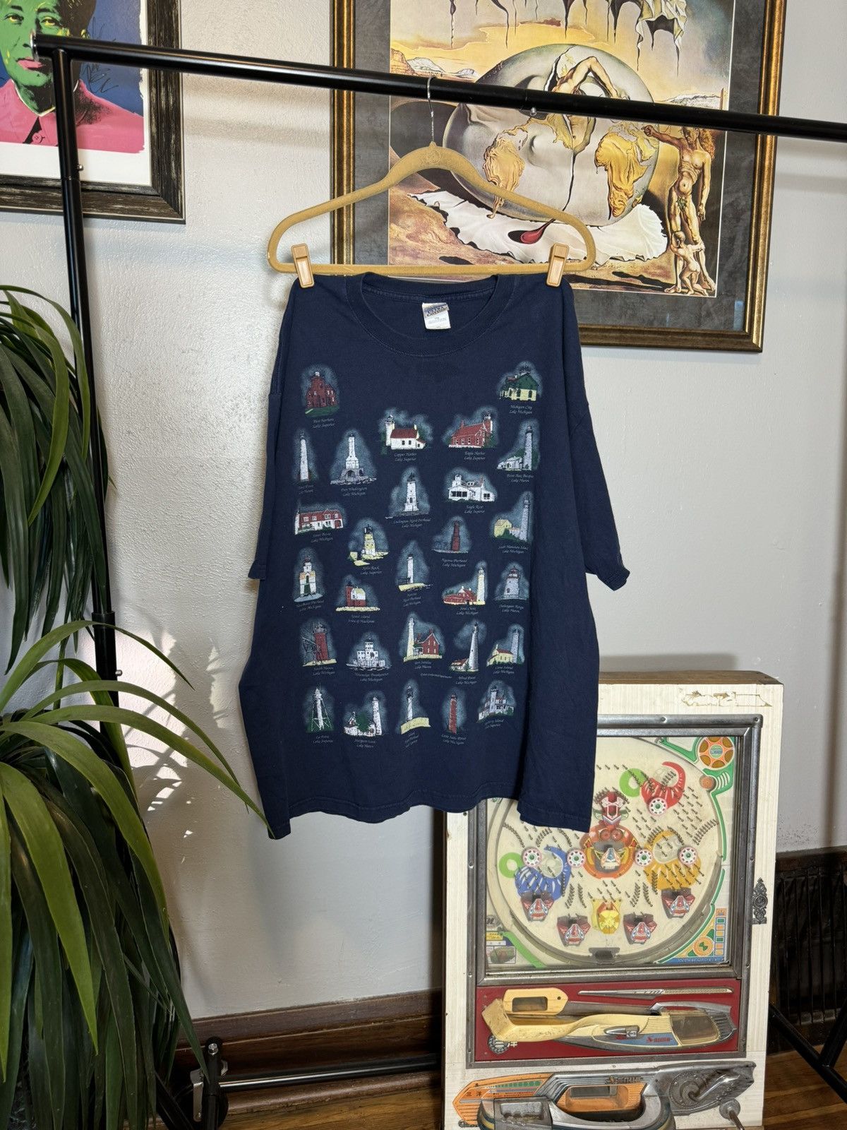 Vintage Vintage Lighthouse Shirt Size US XXL / EU 58 / 5 - 1 Thumbnail