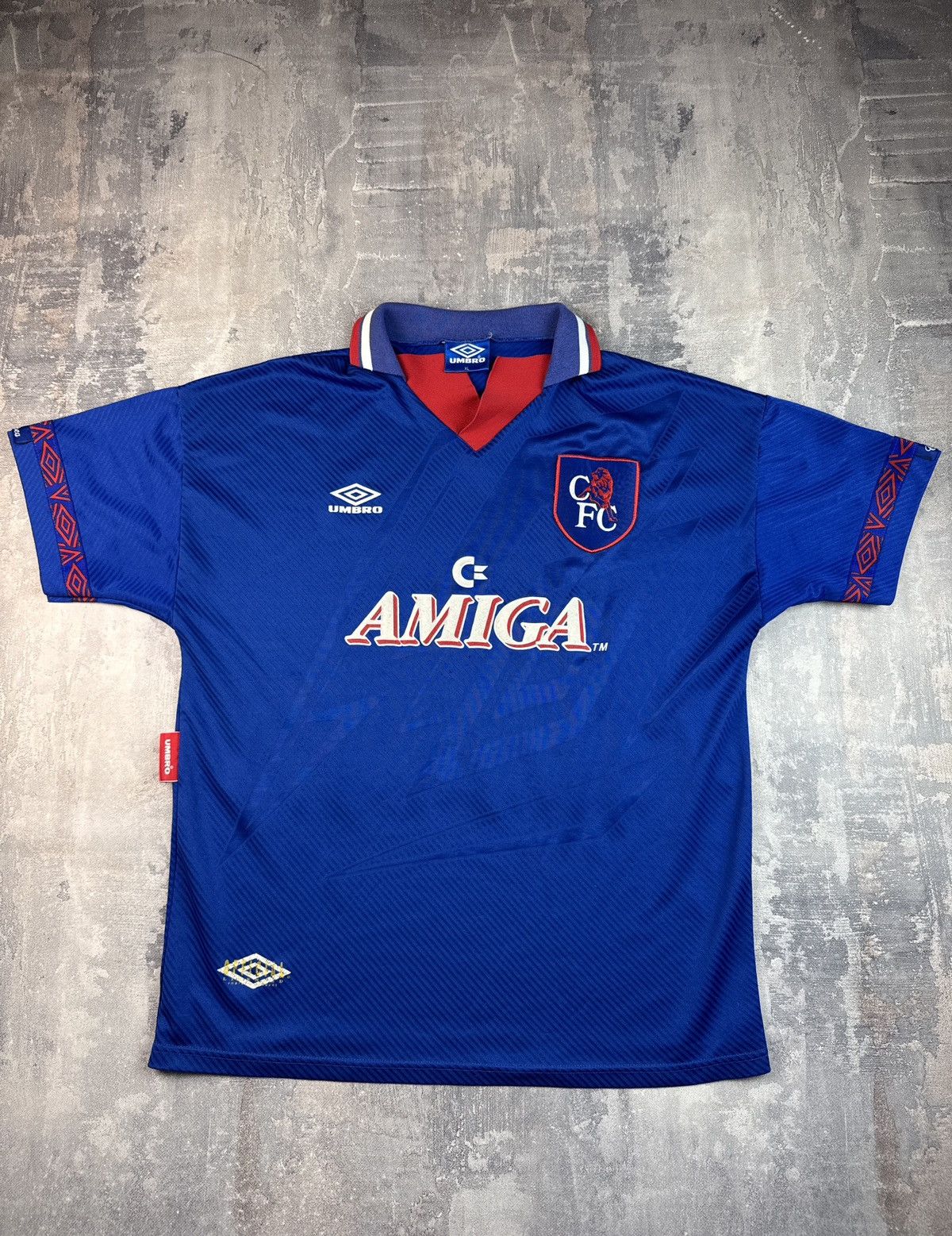 Umbro Chelsea Umbro Football Shirt 1993 Soccer Umbro Blue Jersey Size US XL / EU 56 / 4 - 1 Thumbnail